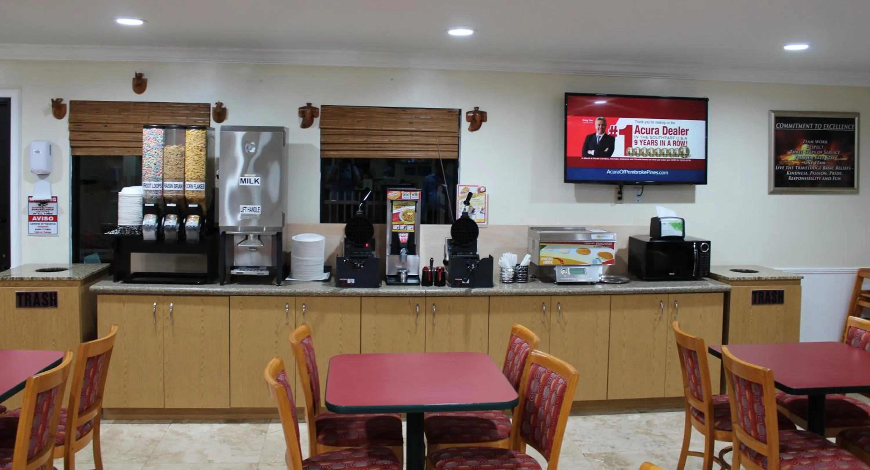 Breakfast in Travelodge by Wyndham Florida City/Homestead/Everglades