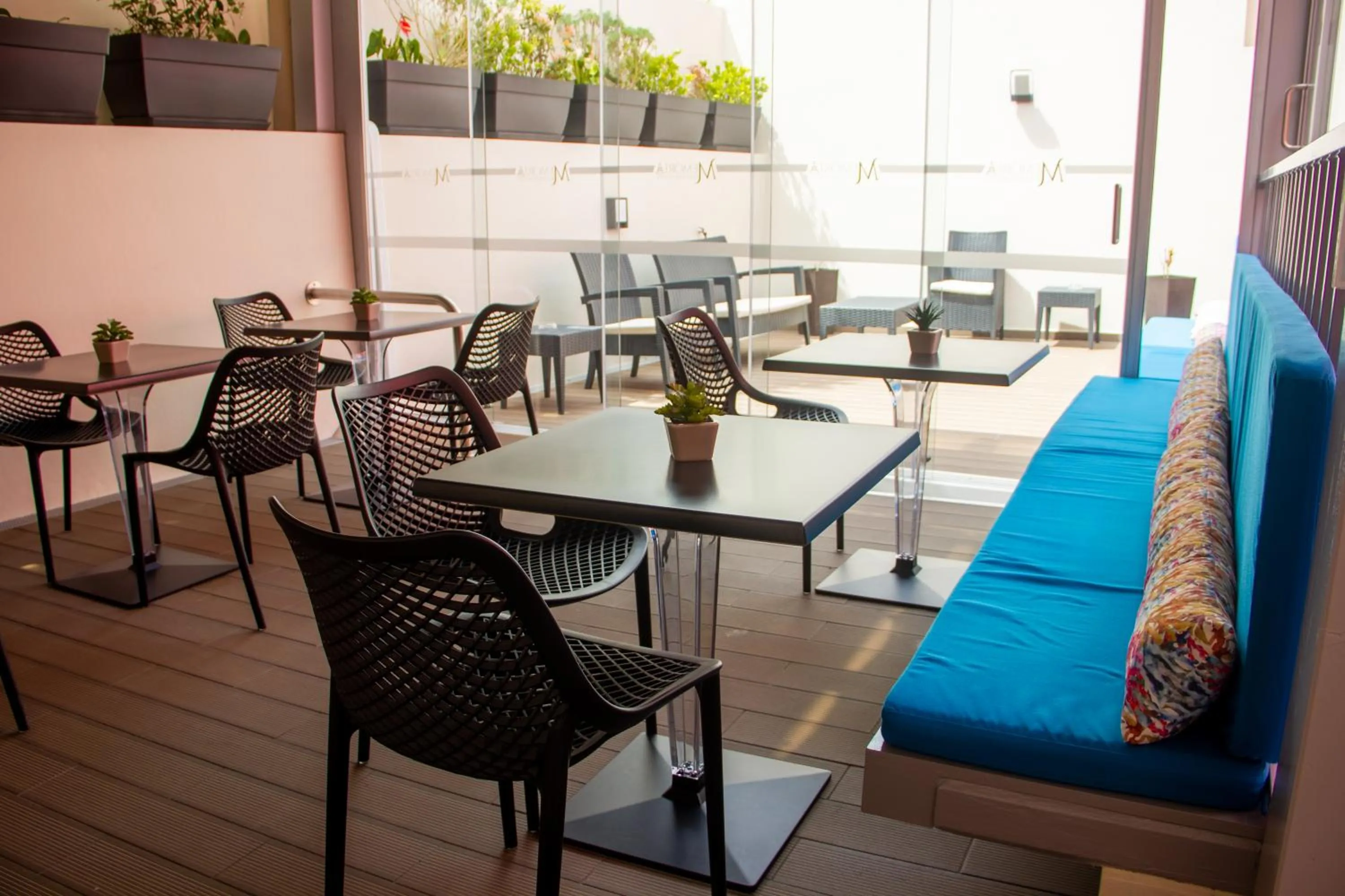 Seating area in Memória Charming House