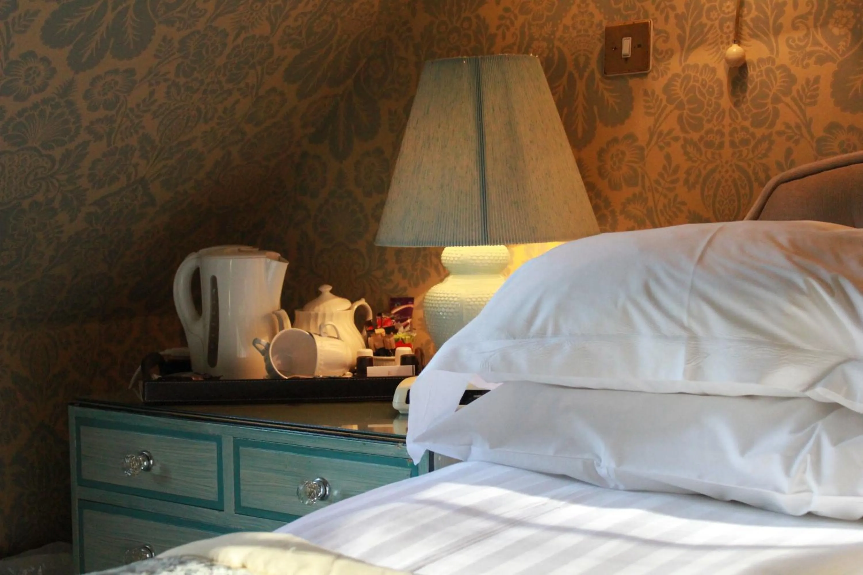 Decorative detail, Bed in Roman Camp Country House Hotel