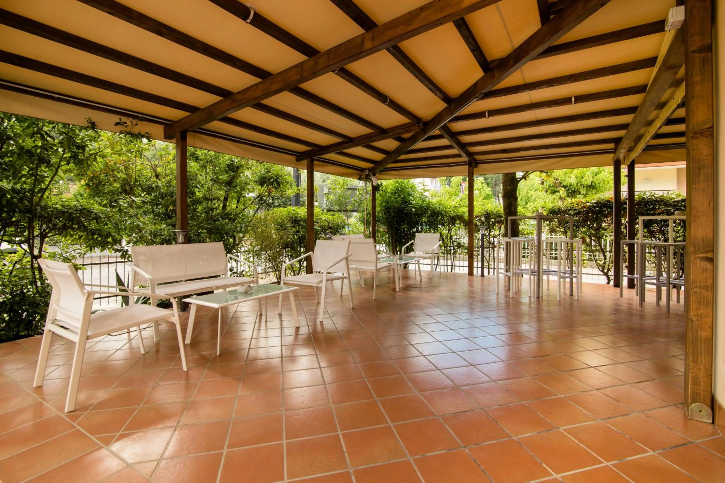 Garden view in Hotel Lydia