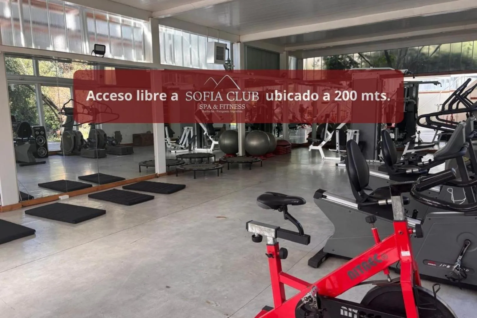Fitness centre/facilities in Villa Sofía Apart Hotel