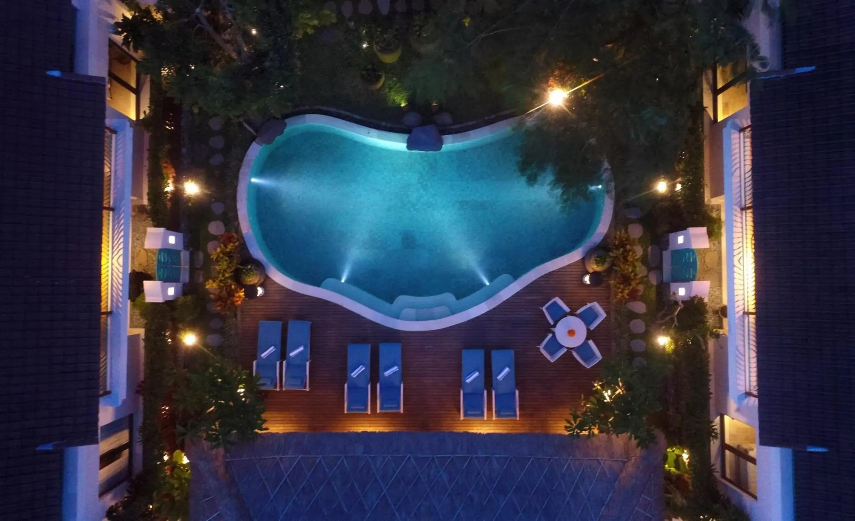 Pool view in Kama Village Sanur Pool view in Kama Village Sanur