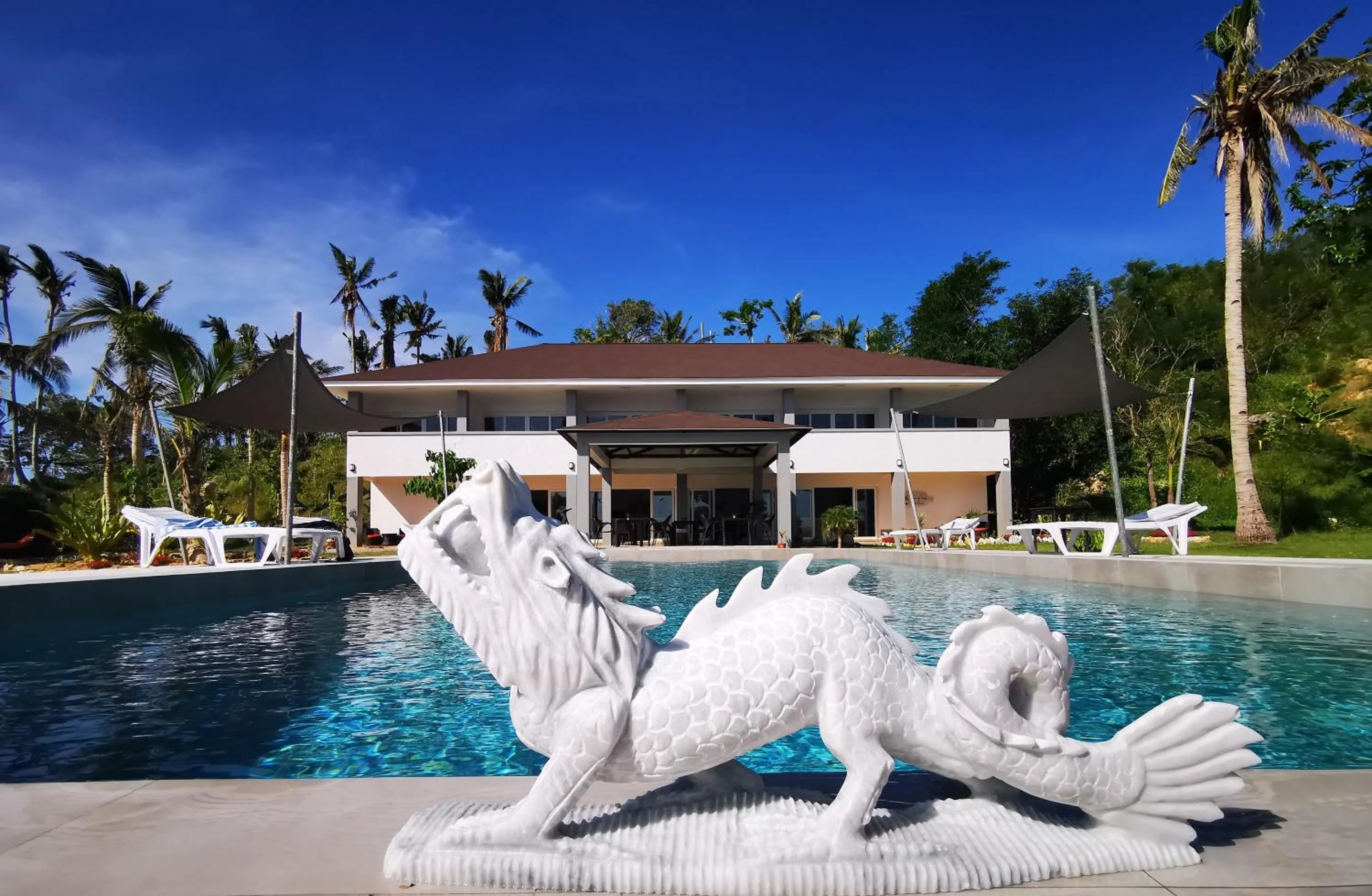 Pool view in Sunset Cove Beach & Dive Resort