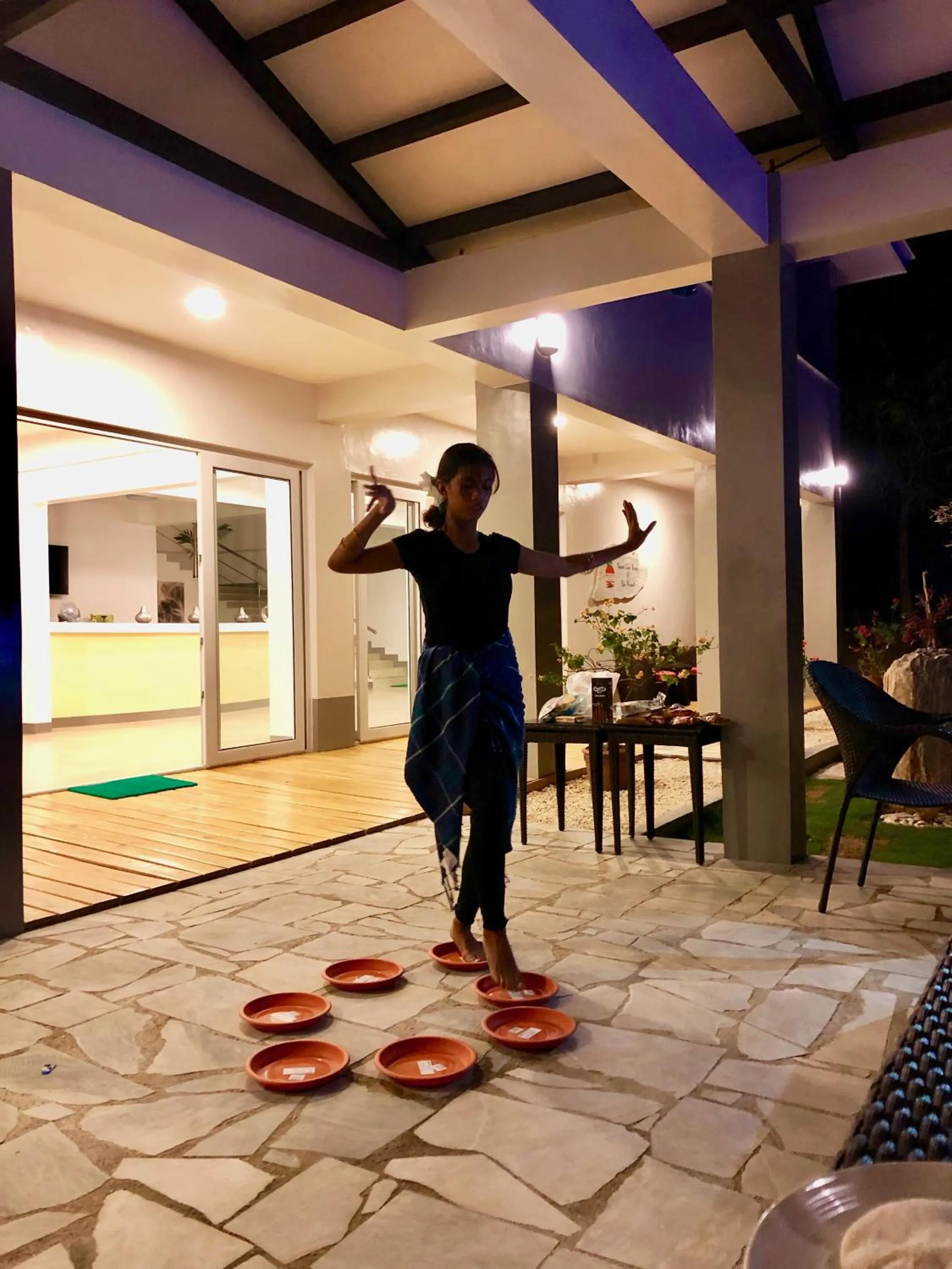 Patio in Sunset Cove Beach & Dive Resort