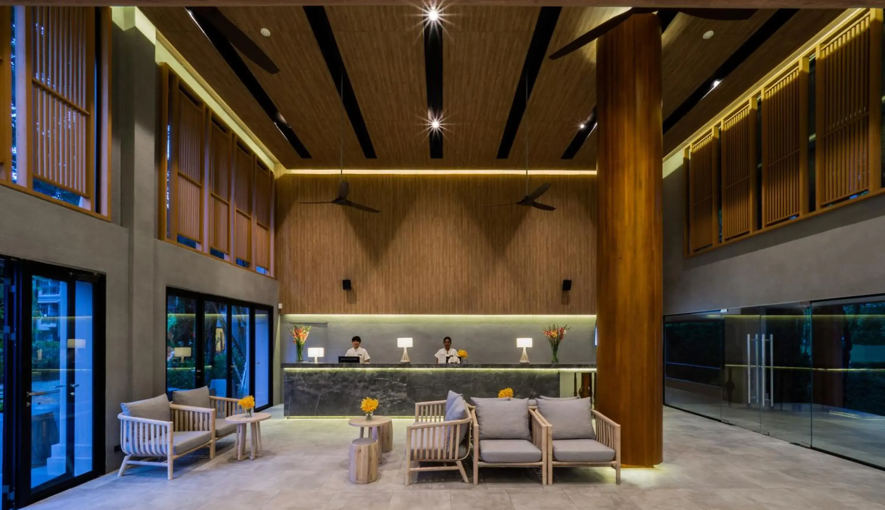 Lobby or reception in La Flora Khao Lak - SHA Extra Plus Lobby or reception in La Flora Khao Lak - SHA Extra Plus