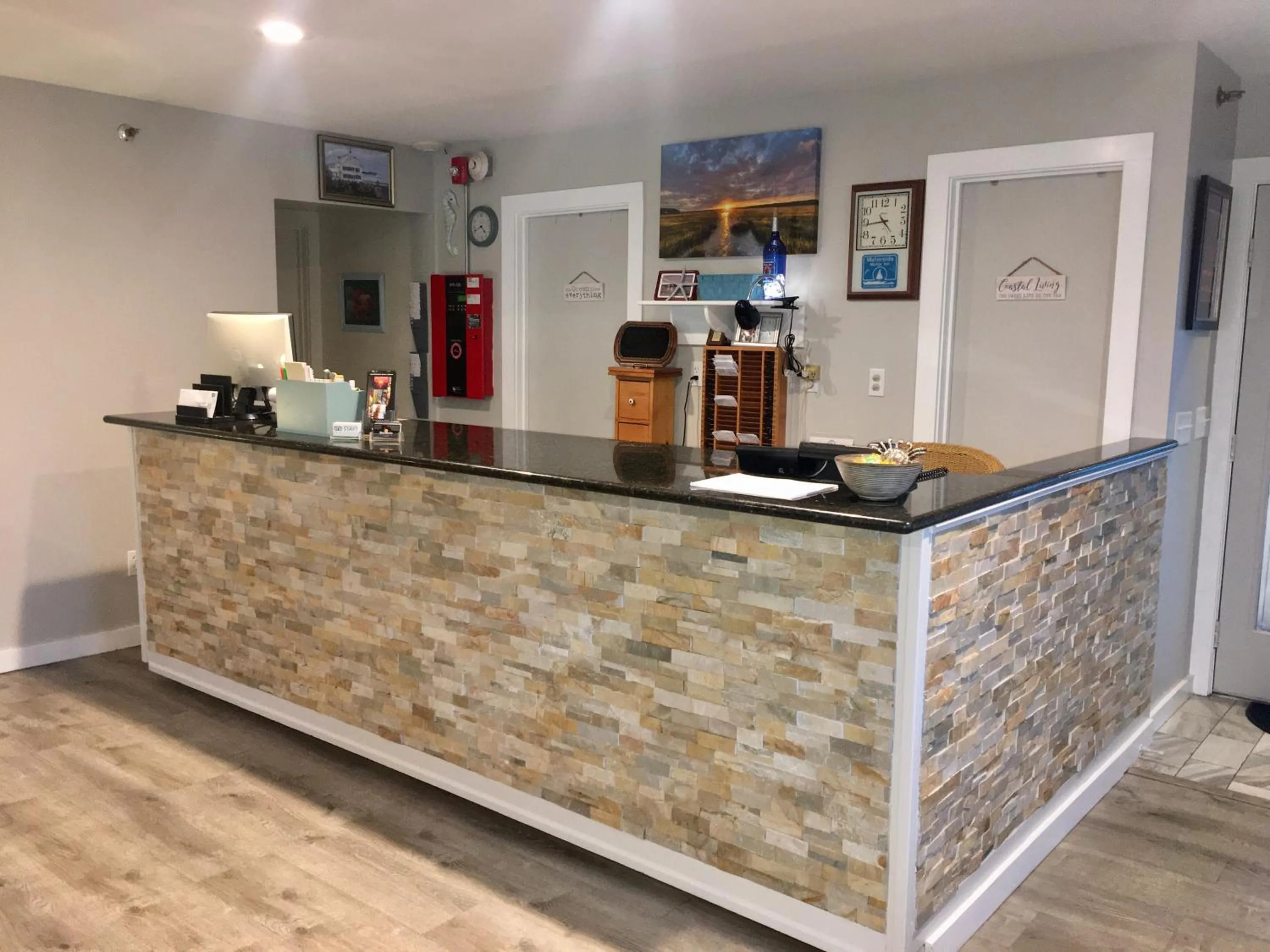 Lobby or reception in Waterside Inn