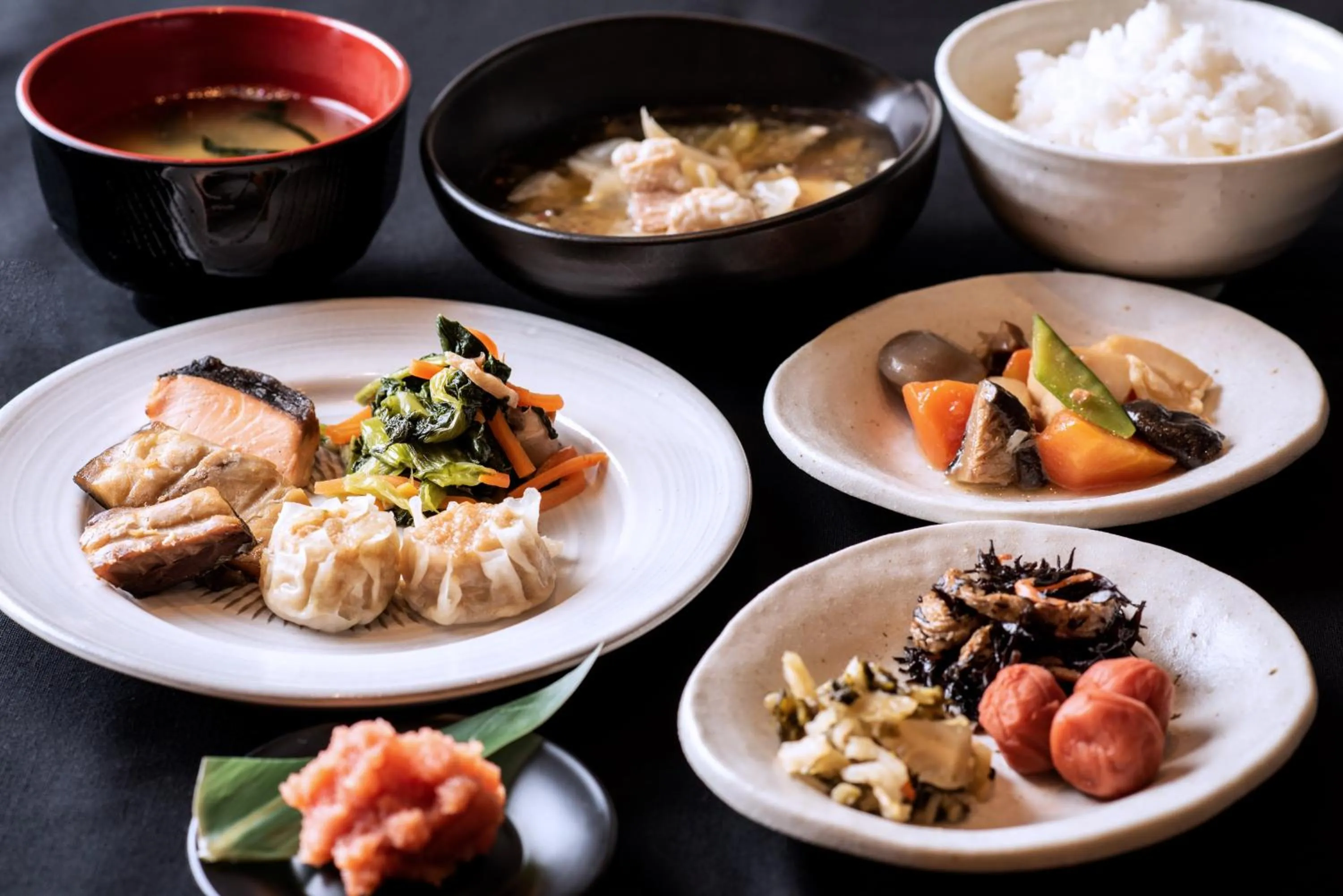 Buffet breakfast in Hotel Vista Fukuoka Nakasu-Kawabata