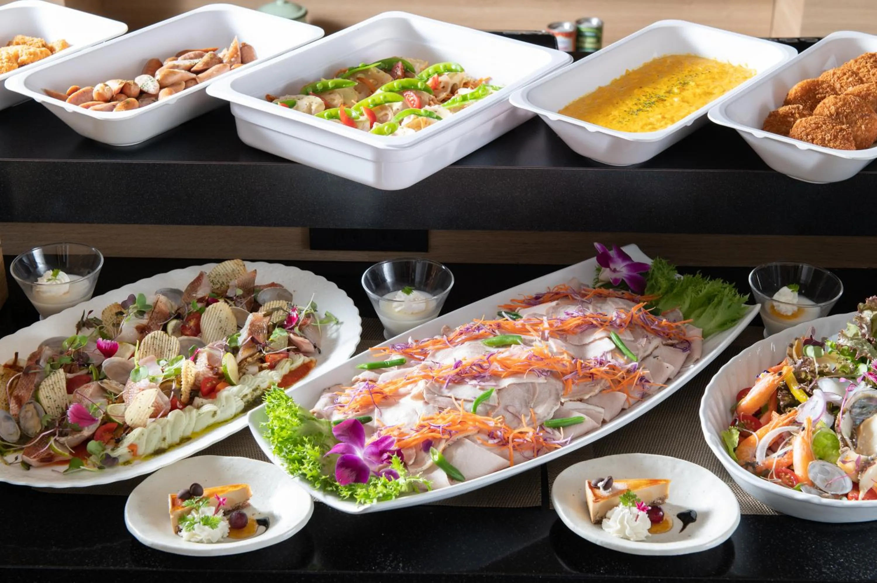 Buffet breakfast in Hotel Vista Fukuoka Nakasu-Kawabata