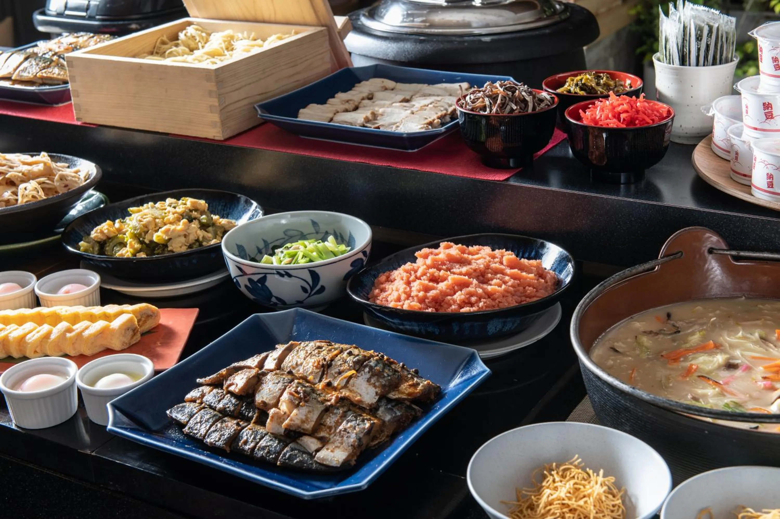 Buffet breakfast in Hotel Vista Fukuoka Nakasu-Kawabata