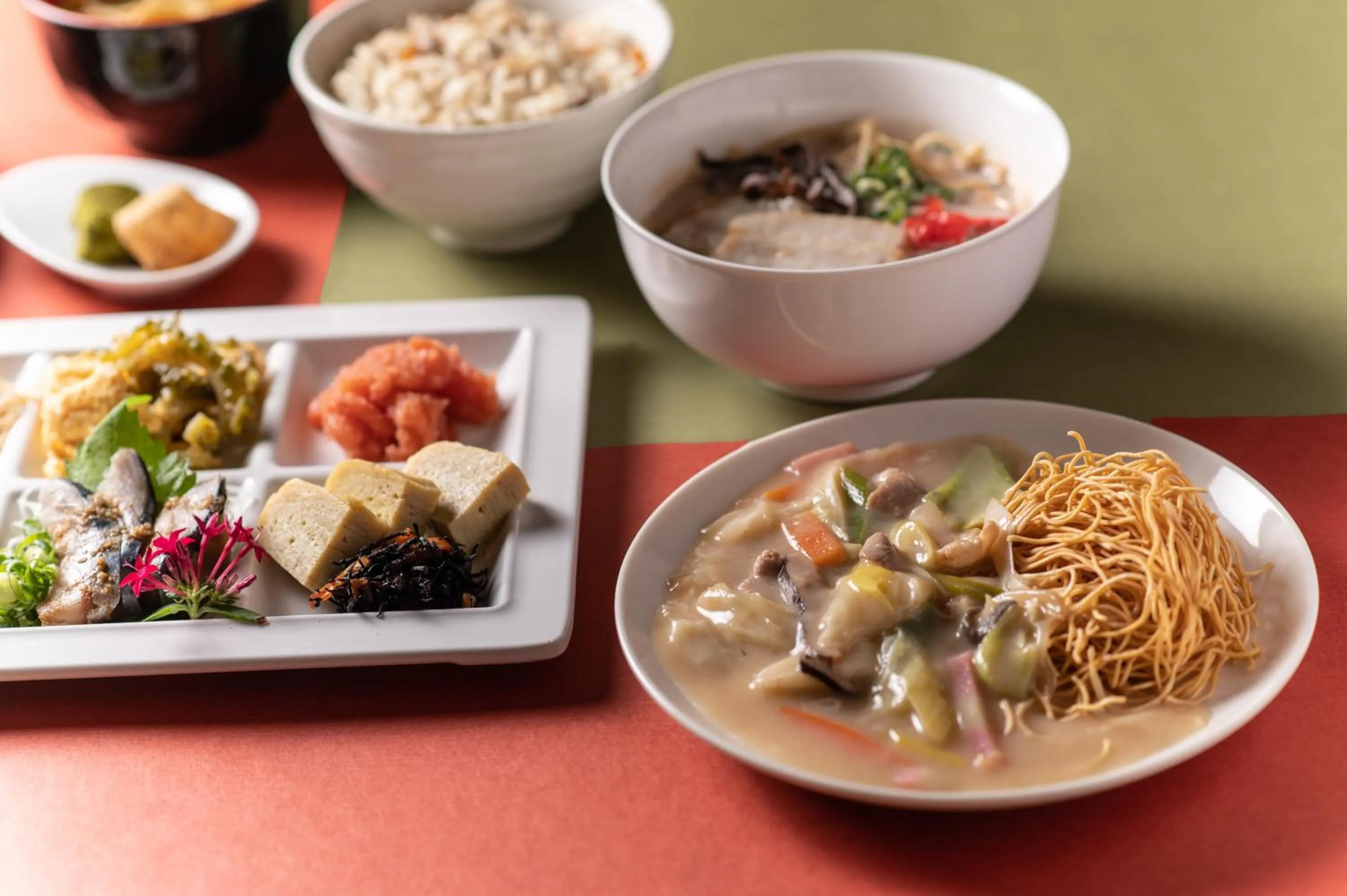 Buffet breakfast in Hotel Vista Fukuoka Nakasu-Kawabata