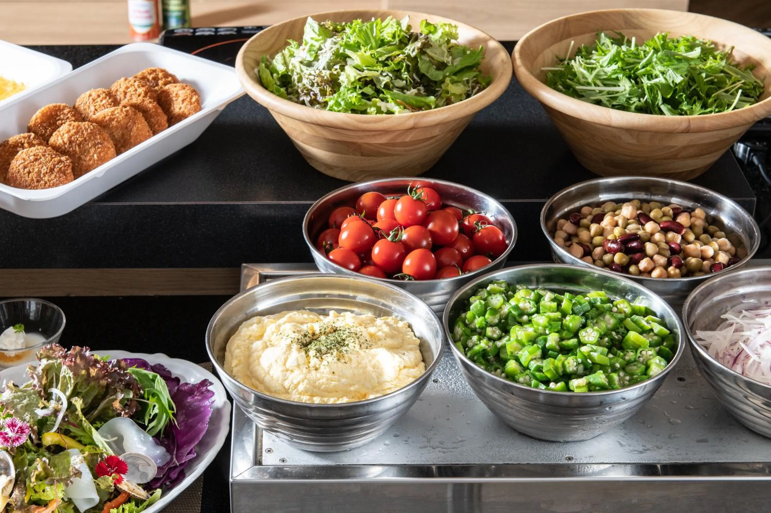 Buffet breakfast in Hotel Vista Fukuoka Nakasu-Kawabata