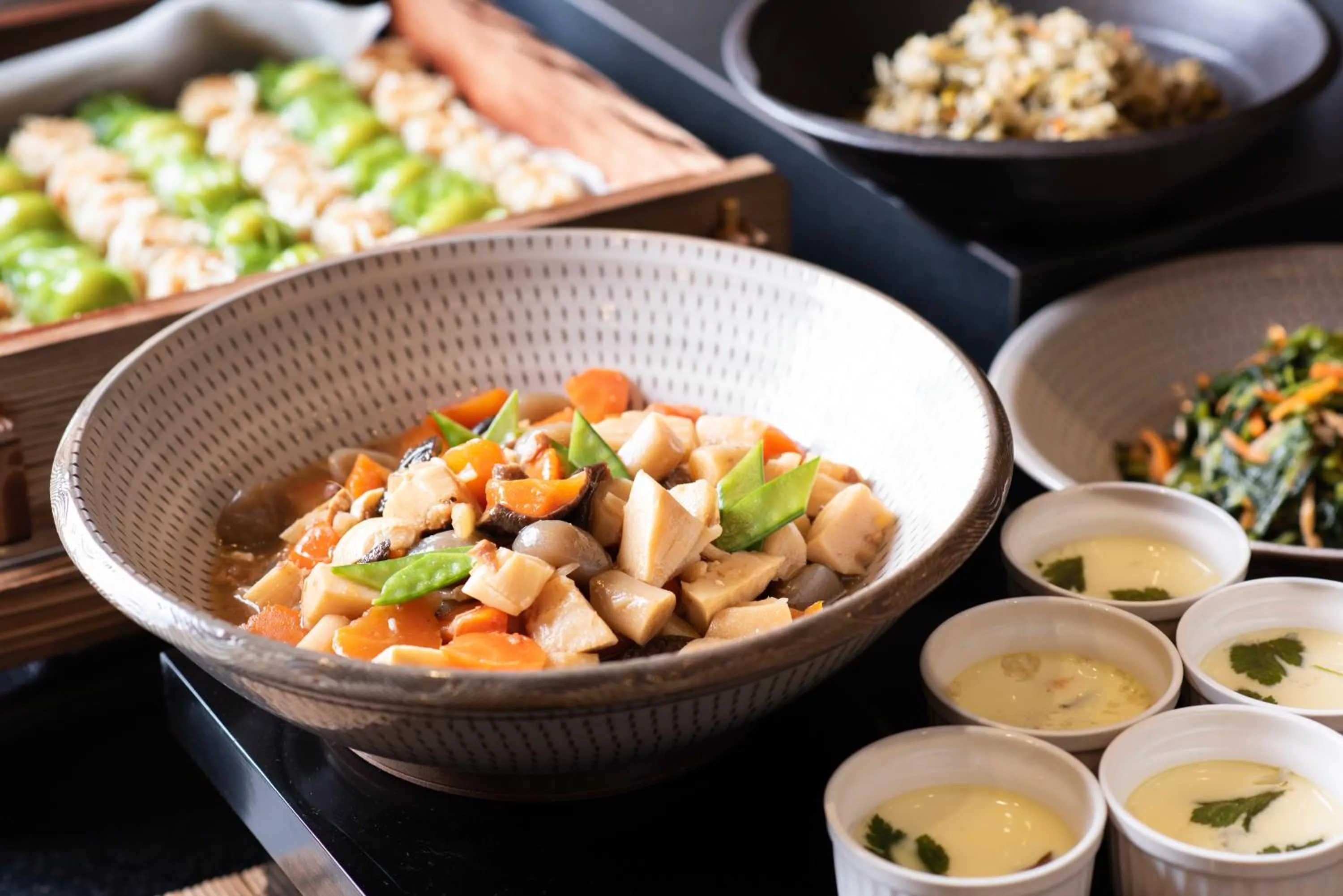 Buffet breakfast in Hotel Vista Fukuoka Nakasu-Kawabata