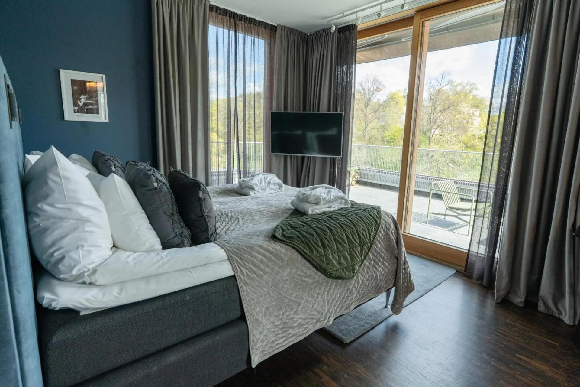 Bed in Backstage Hotel Stockholm