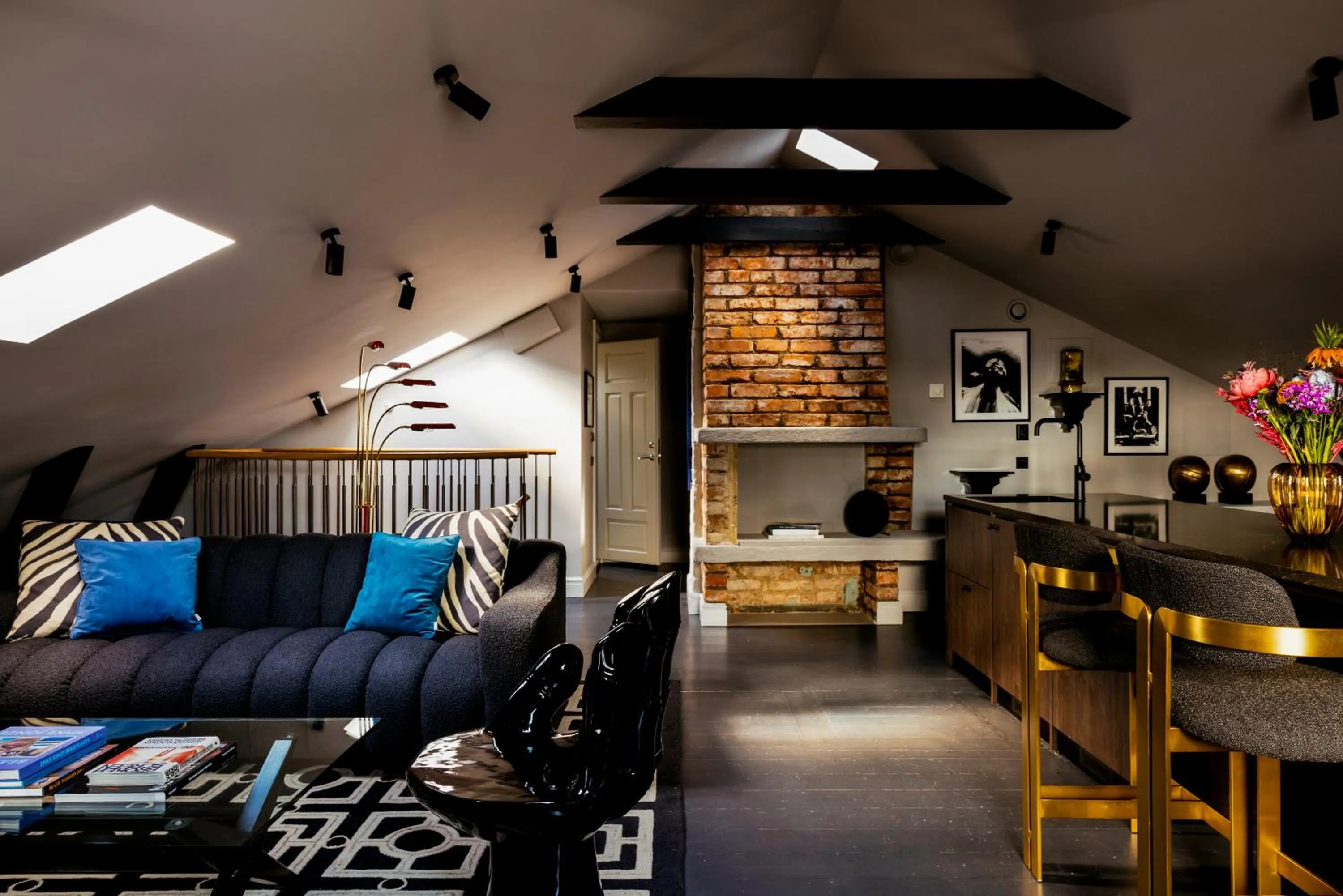 Living room in Backstage Hotel Stockholm