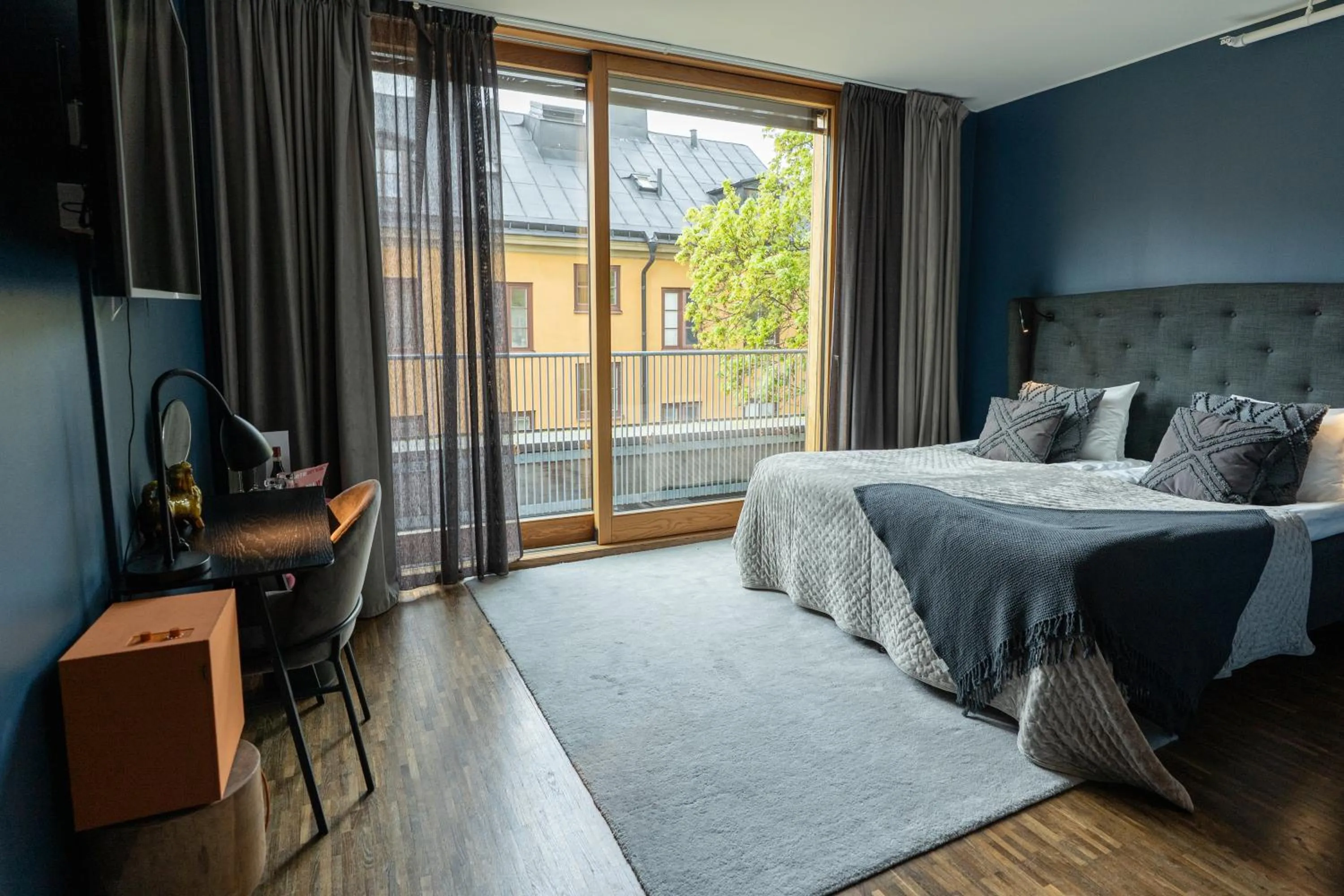 Bed in Backstage Hotel Stockholm