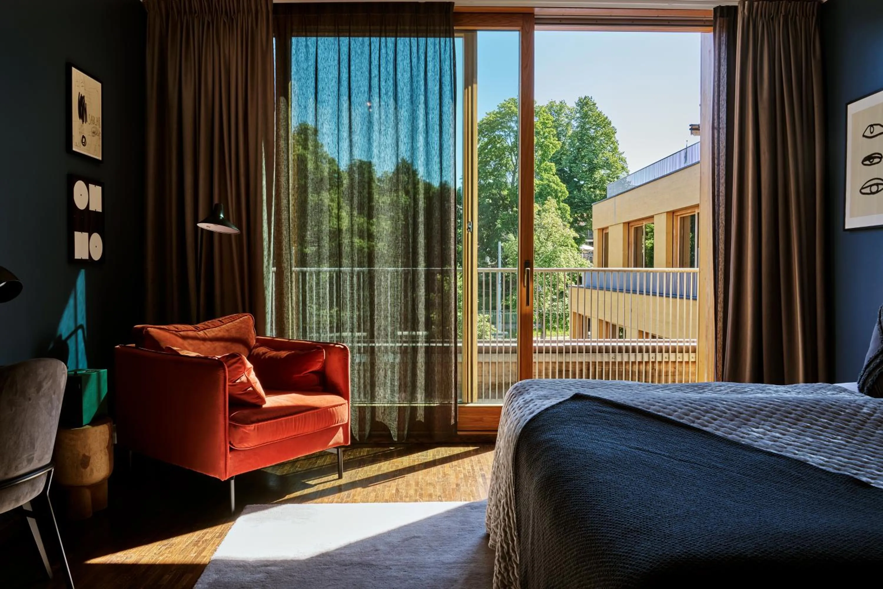 Balcony/Terrace, Bed in Pop House Hotel