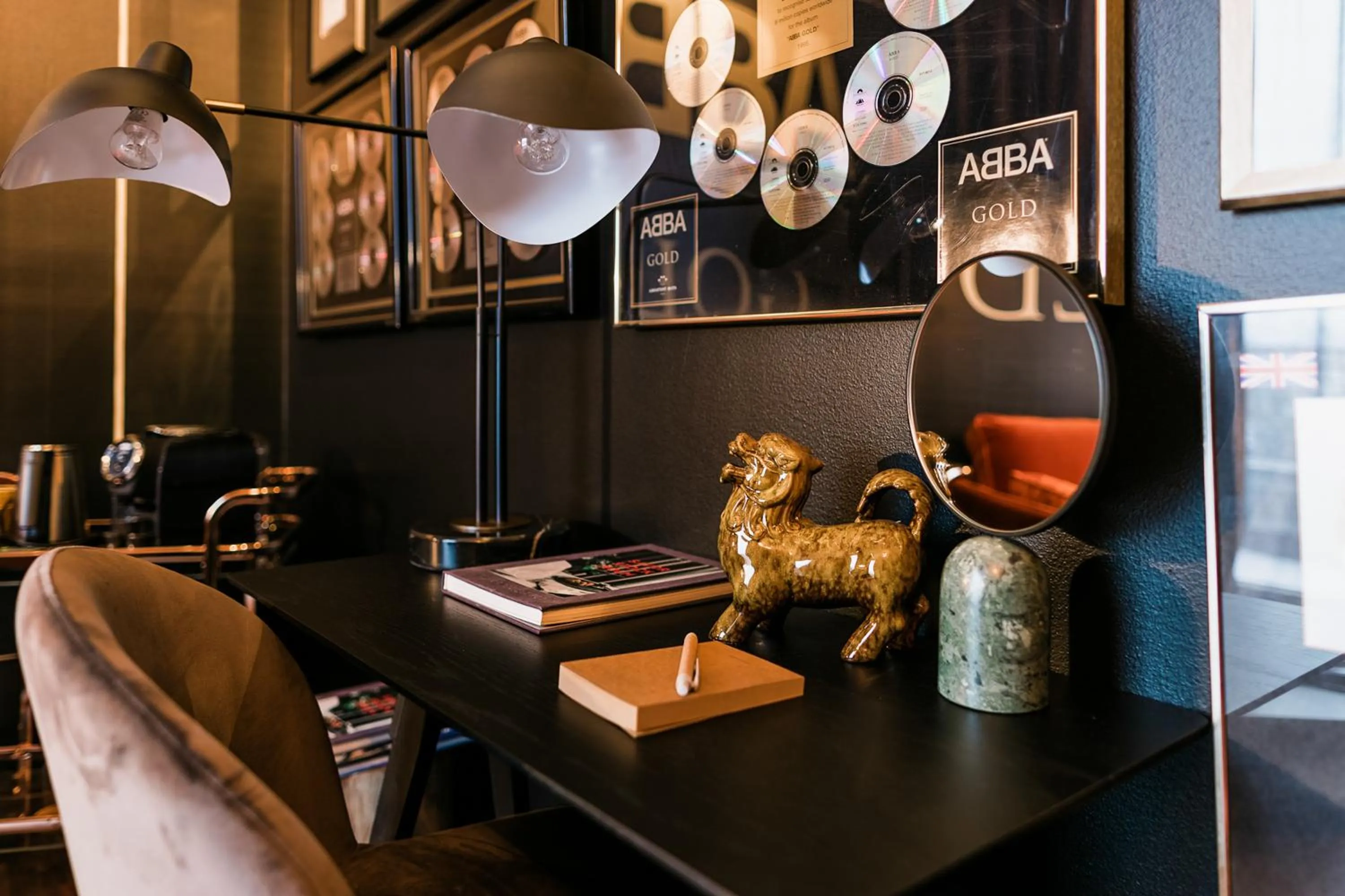 Decorative detail in Backstage Hotel Stockholm