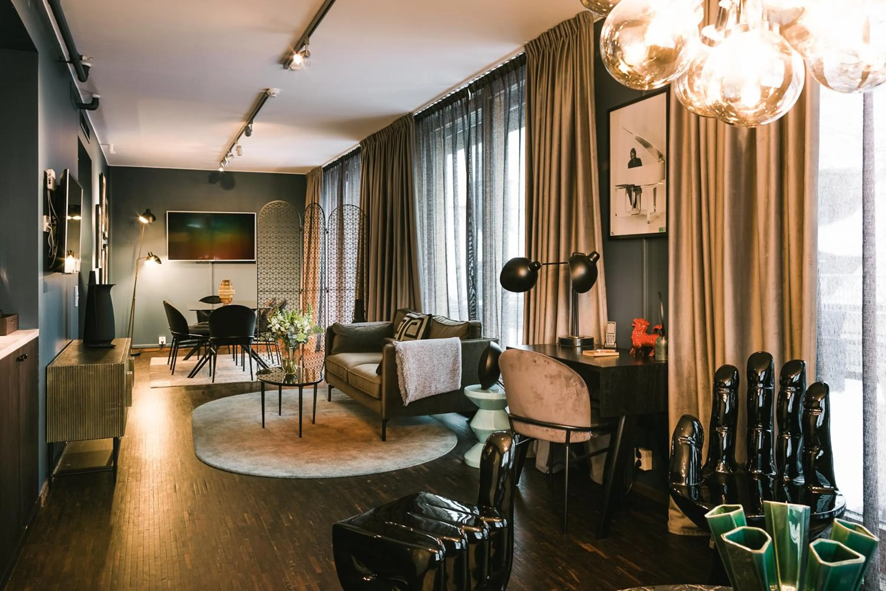 Living room in Backstage Hotel Stockholm