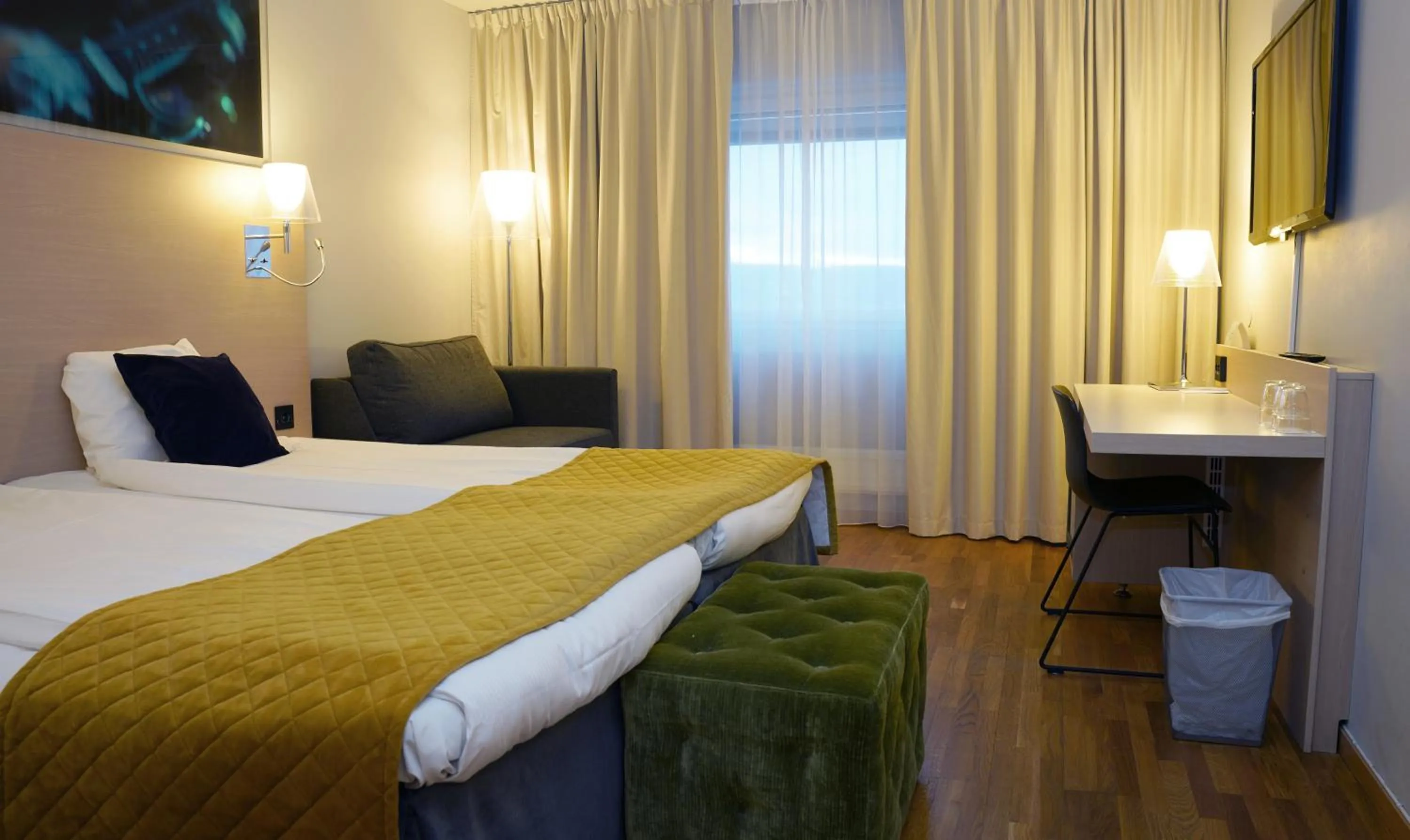 Bed in Quality Hotel Sundsvall