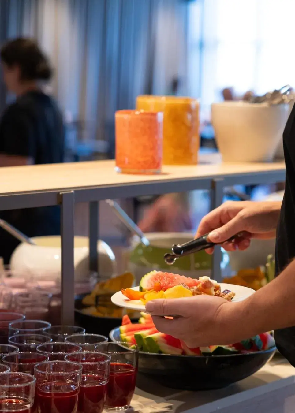 Buffet breakfast in Quality Hotel Sundsvall Buffet breakfast in Quality Hotel Sundsvall