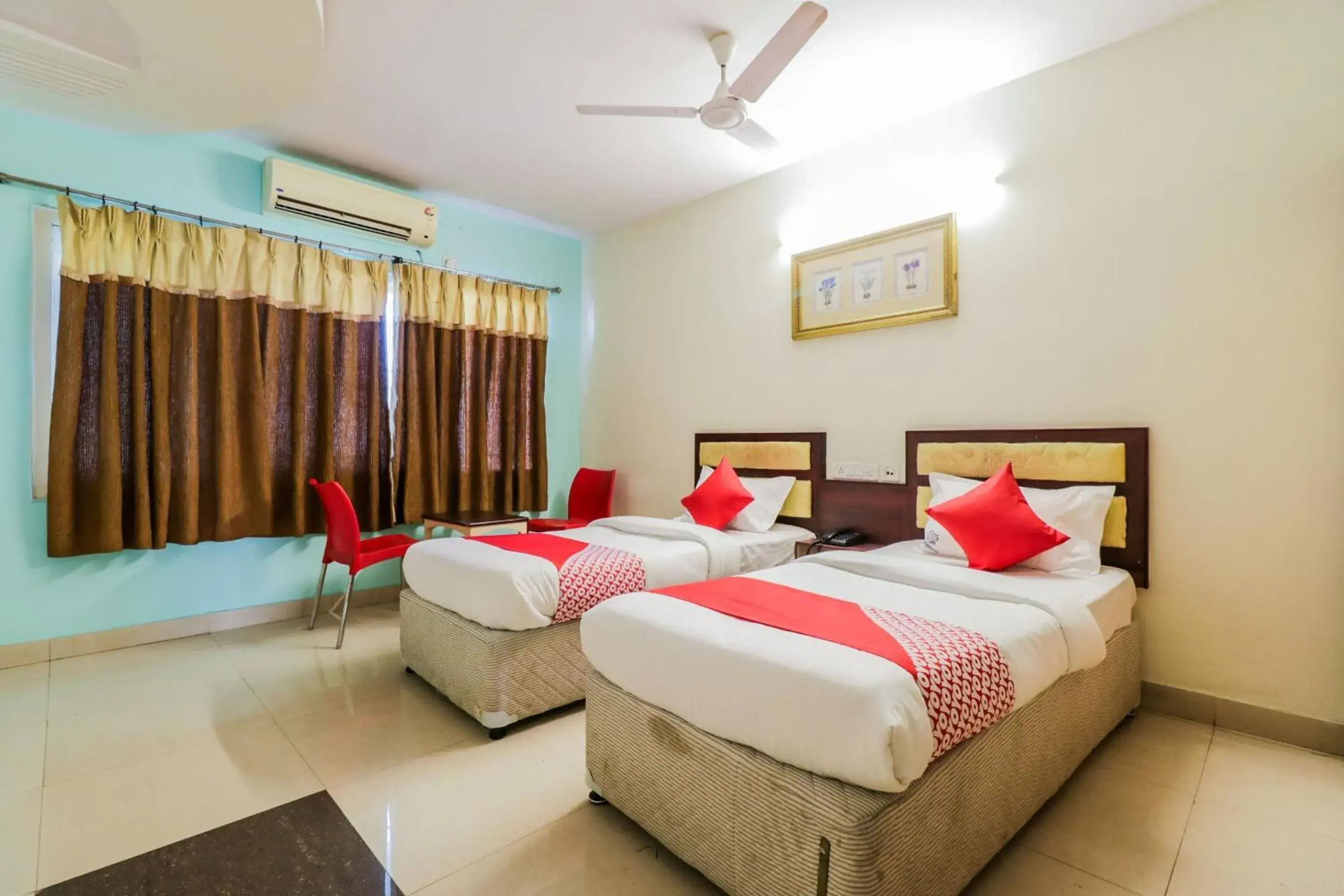 Bedroom, Bed in Super Hotel O Parnasala Princely Bedroom, Bed in Super Hotel O Parnasala Princely