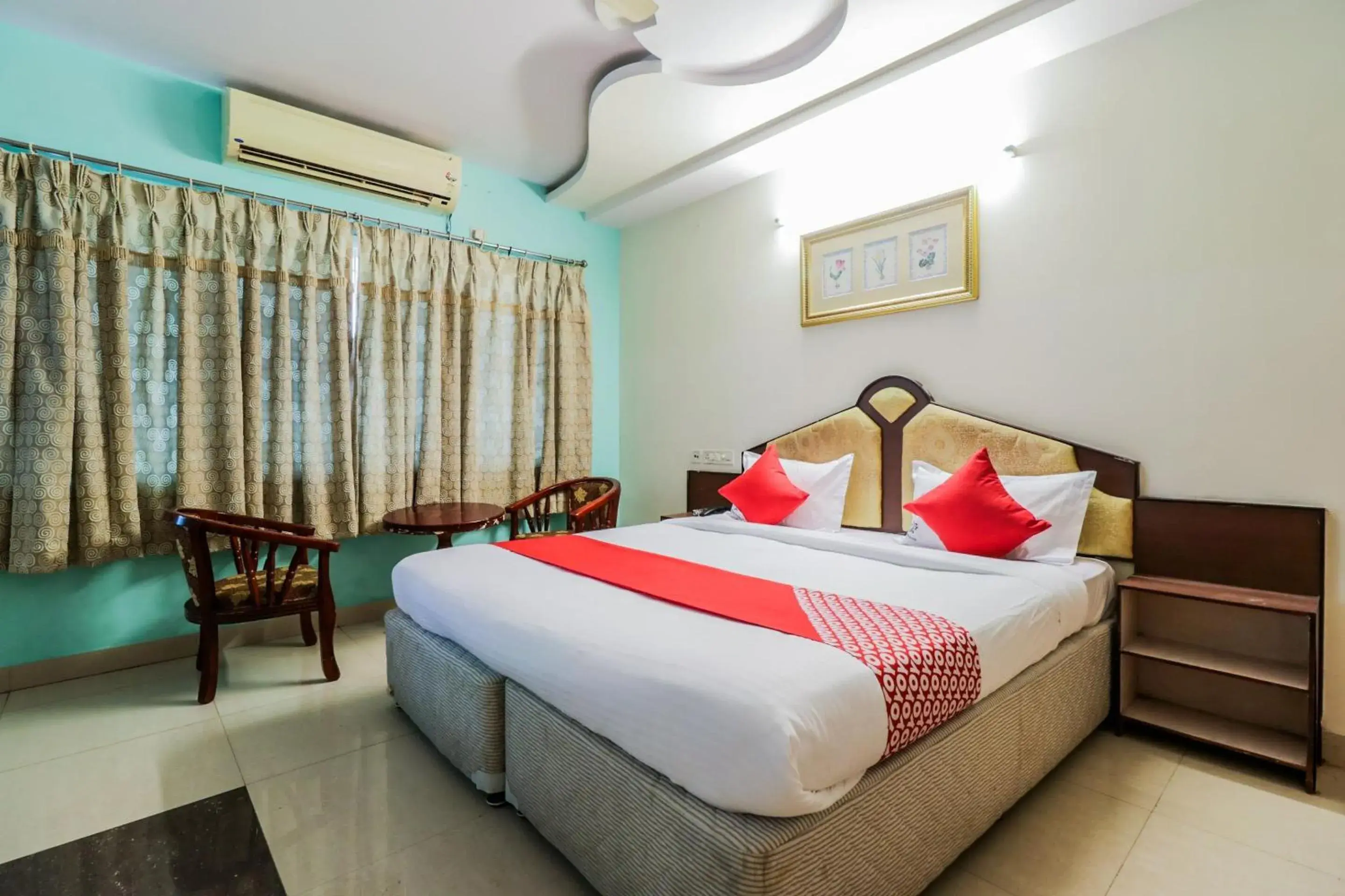 Bedroom, Bed in Super Hotel O Parnasala Princely Bedroom, Bed in Super Hotel O Parnasala Princely