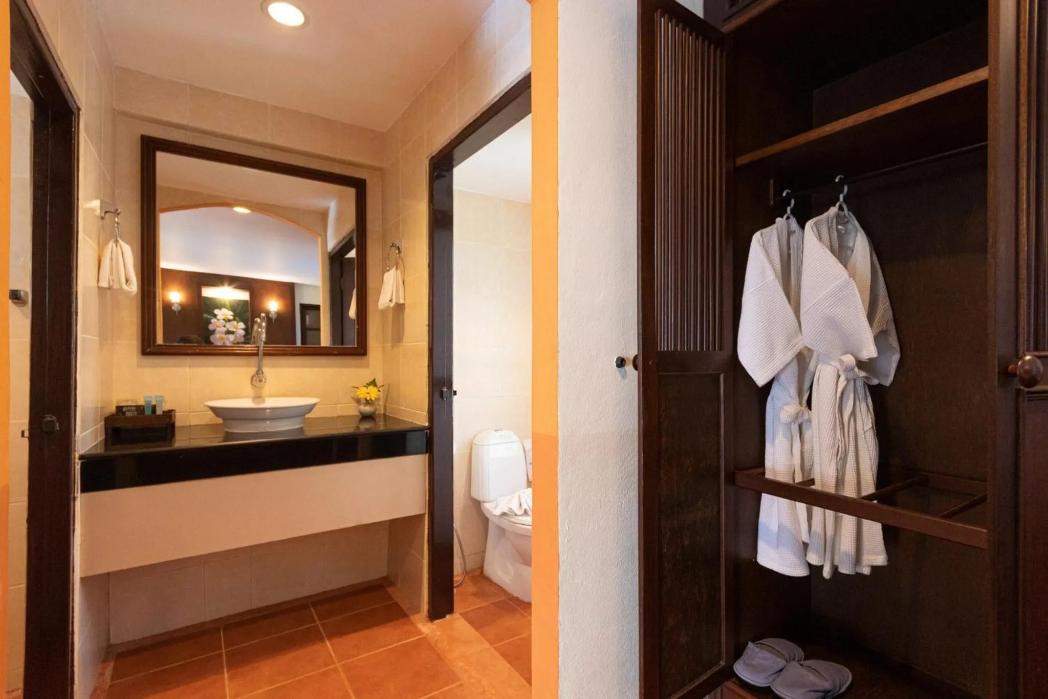 wardrobe in Aochalong Villa Resort & Spa - SHA Plus