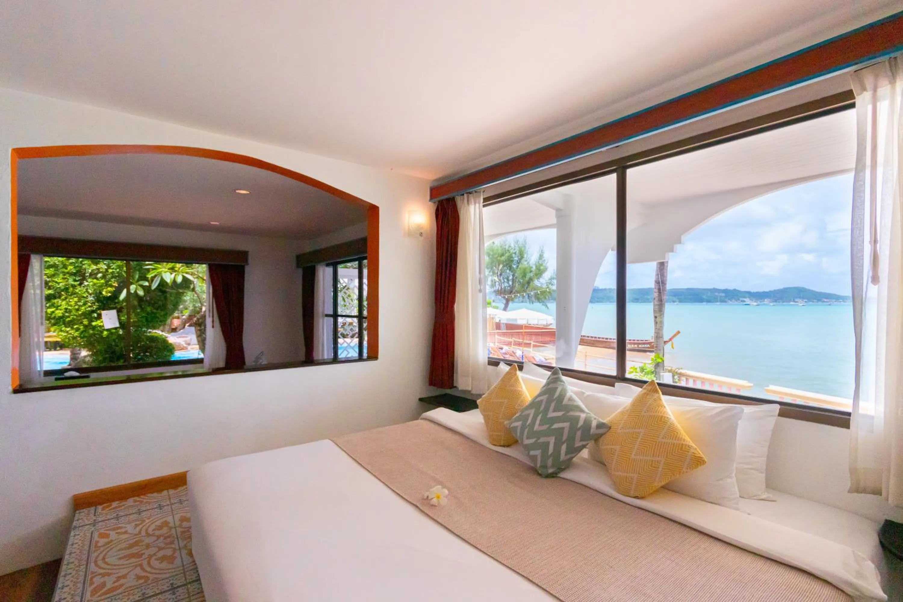 Sea view, Bed in Aochalong Villa Resort & Spa - SHA Plus
