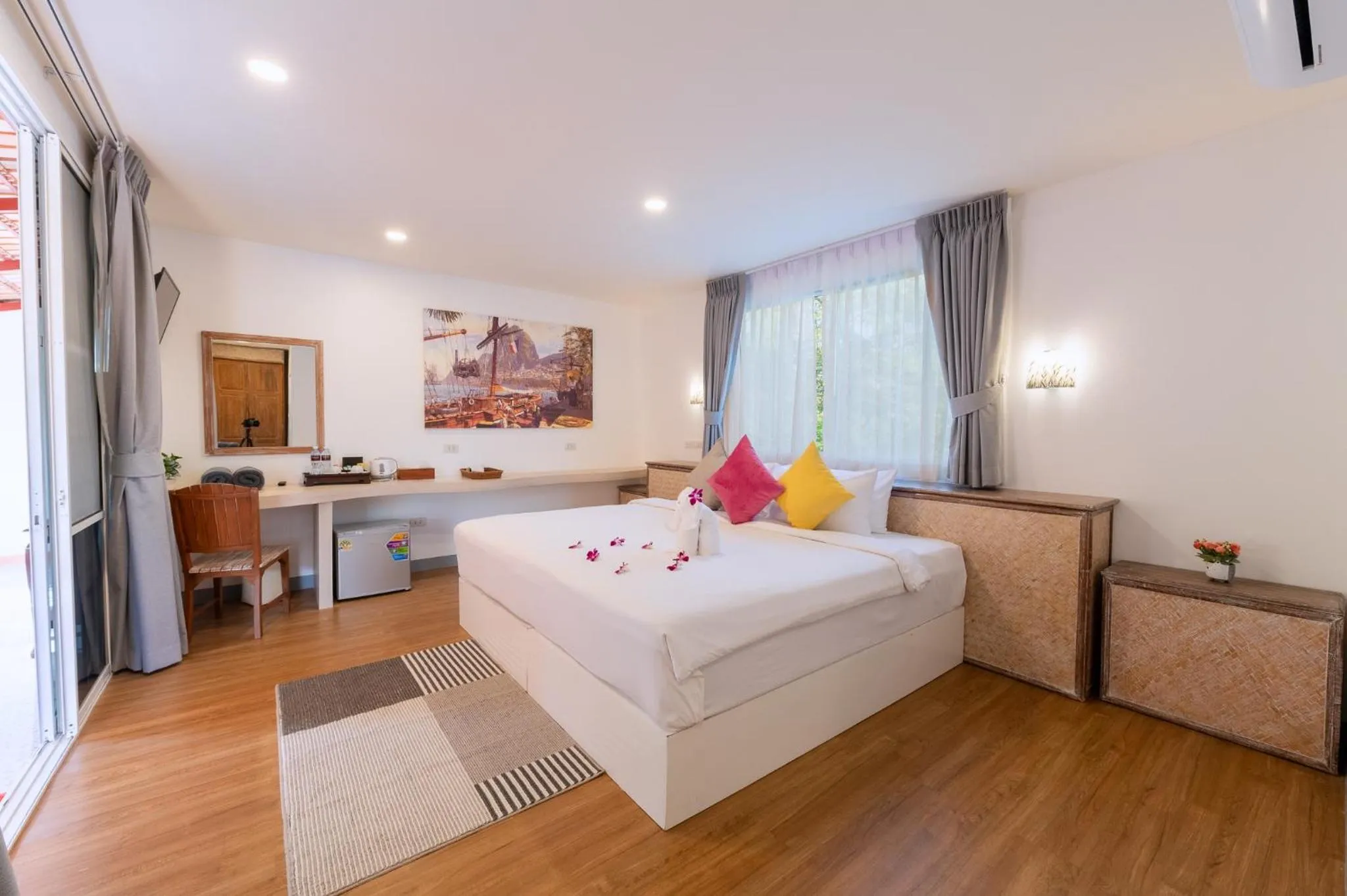 Bed in Aochalong Villa Resort & Spa - SHA Plus