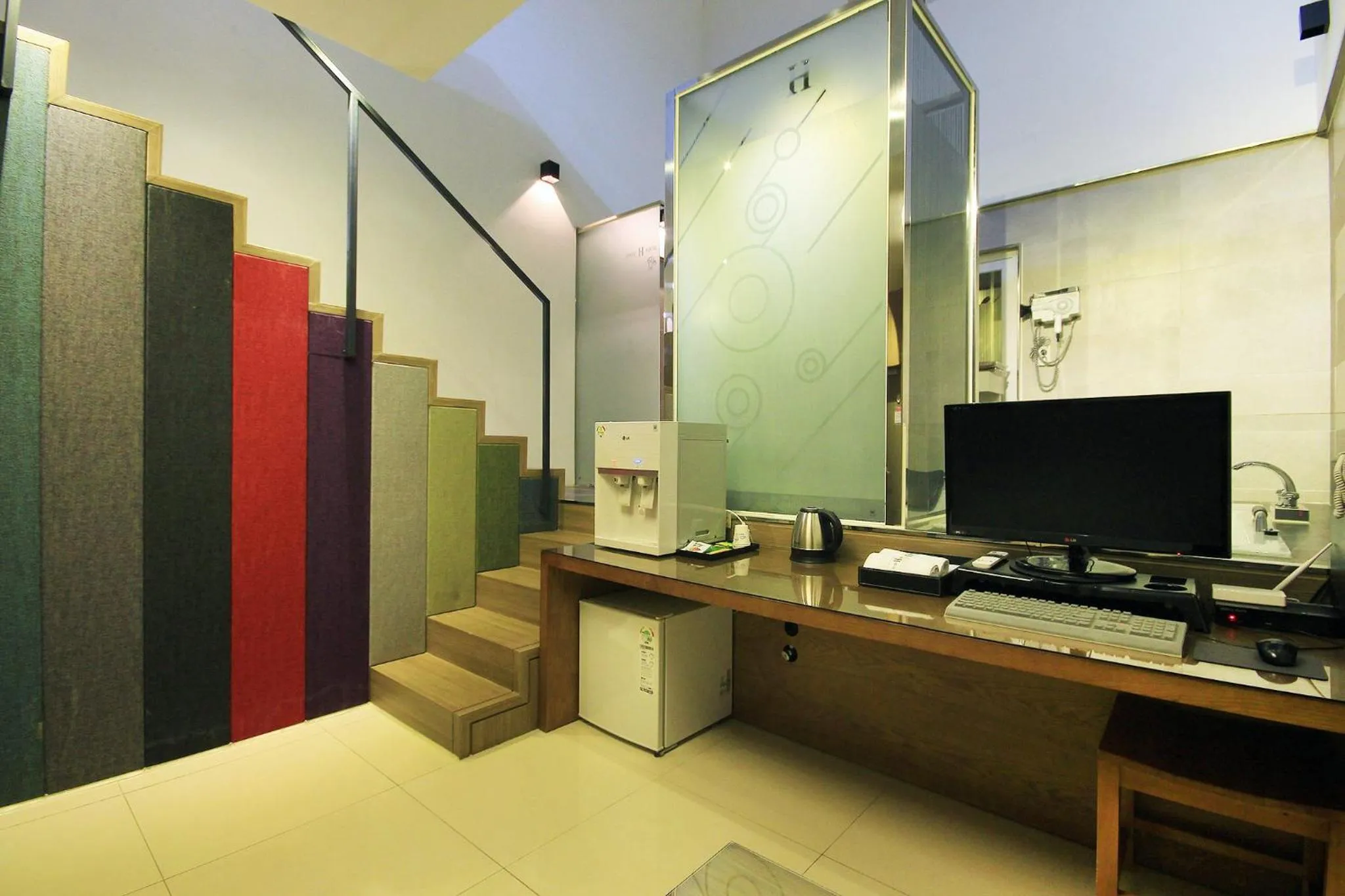 Decorative detail in H Drive Hotel