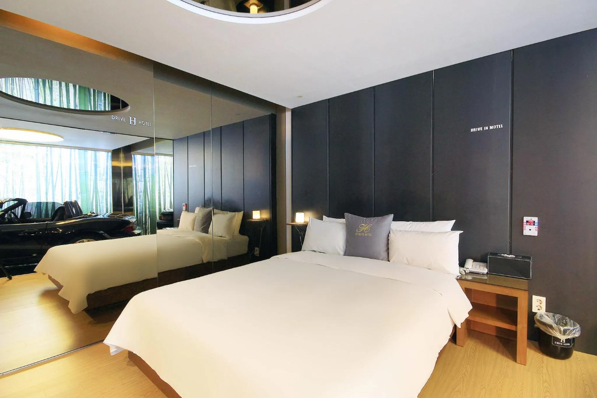 Bed in H Drive Hotel