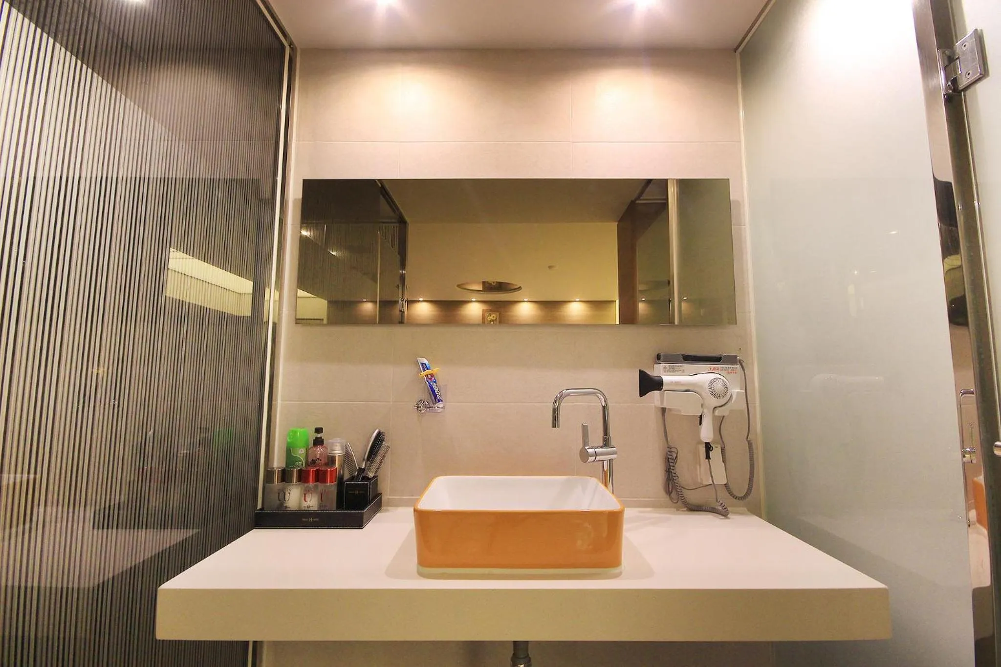 Bathroom in H Drive Hotel
