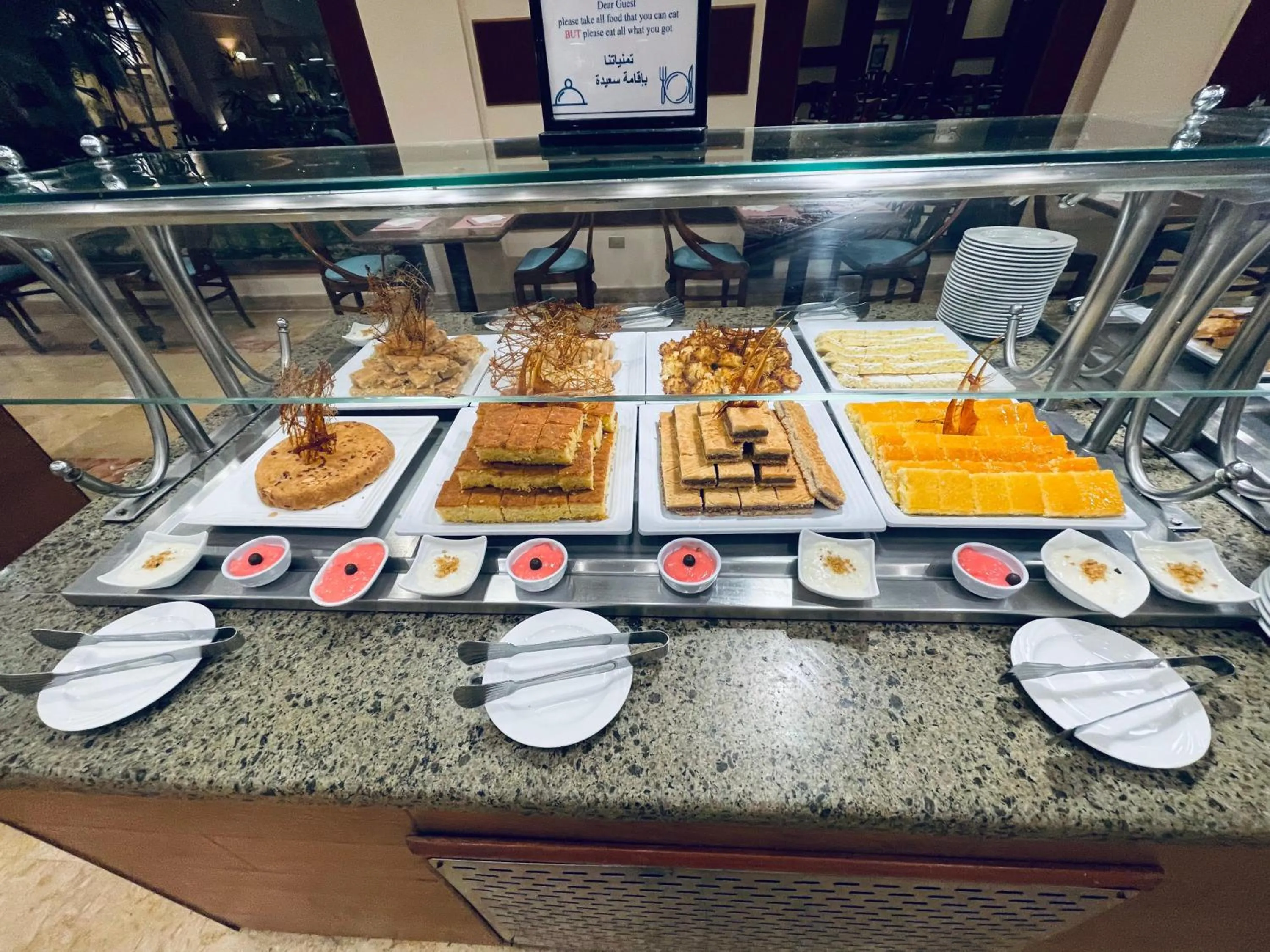 Dining area in Imperial Shams Abu Soma