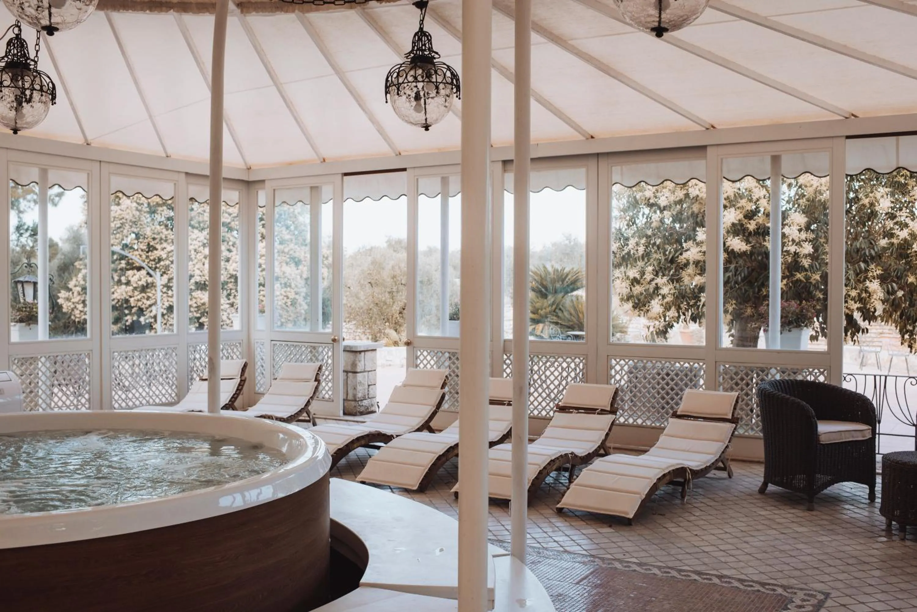 Hot Tub in Villa delle Querce Resort