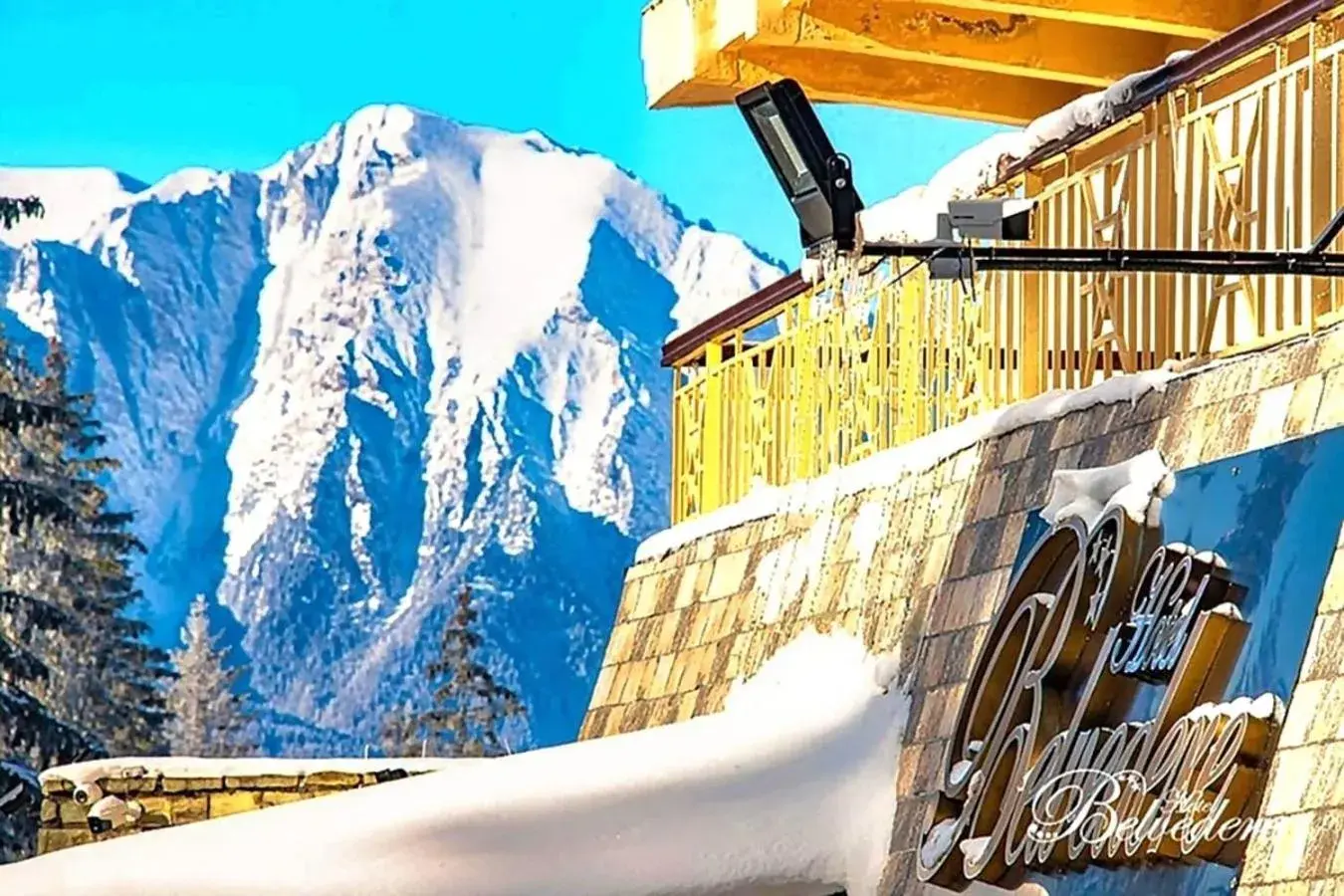 Property building in Hotel Belvedere Property building in Hotel Belvedere