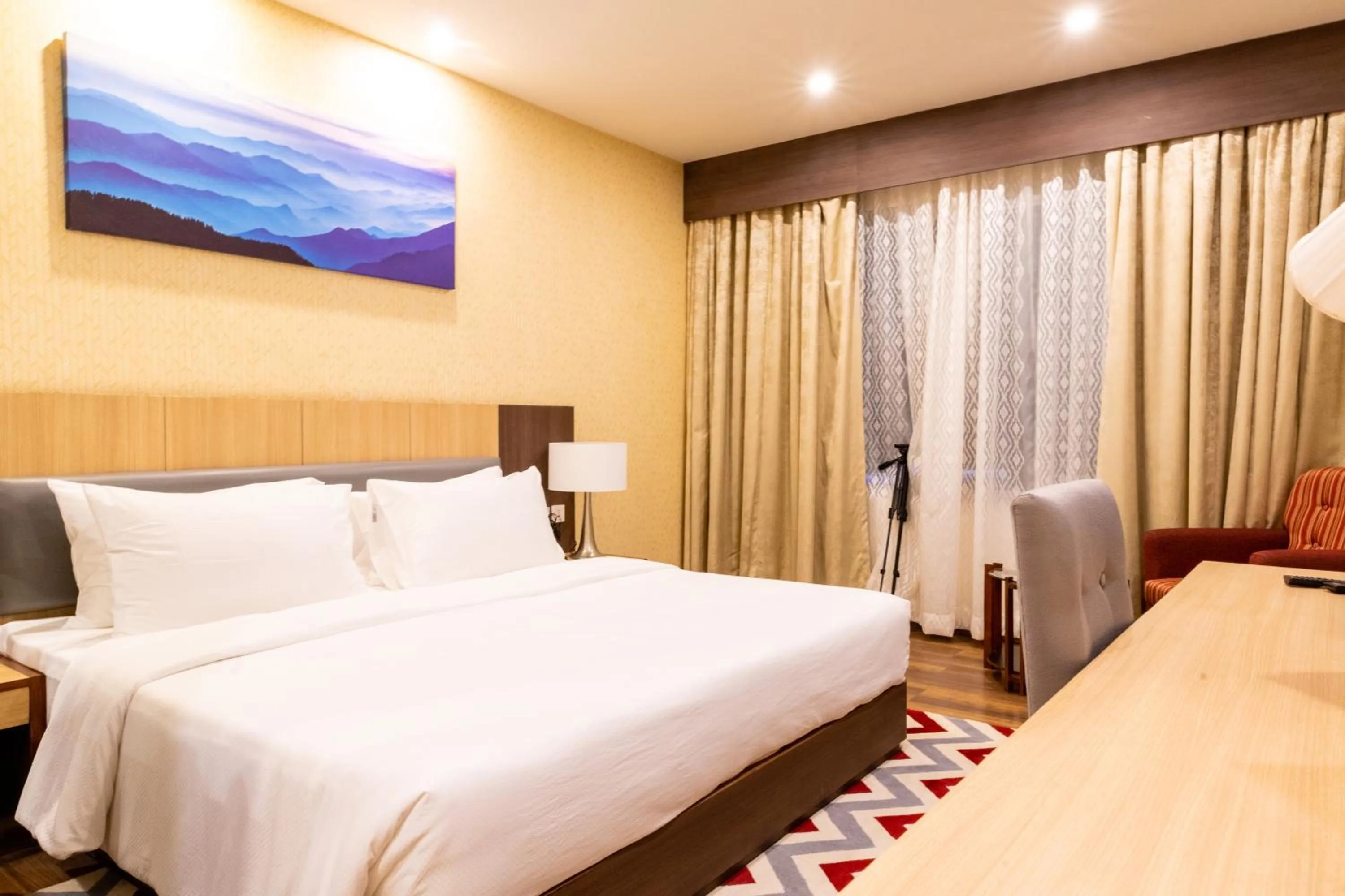 Bedroom, Bed in The Fern Residency- Hotel Chitwan