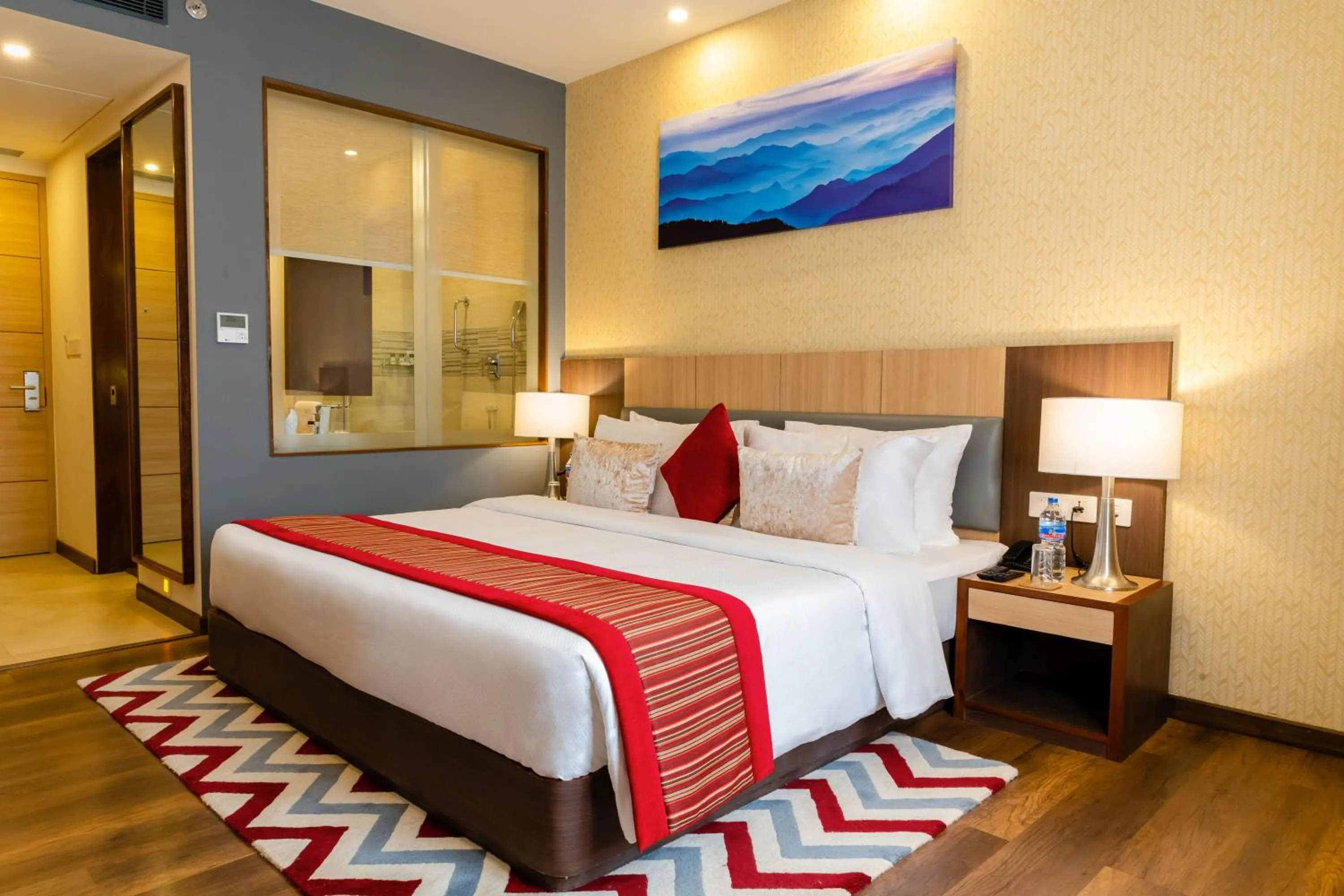 Photo of the whole room, Bed in The Fern Residency- Hotel Chitwan