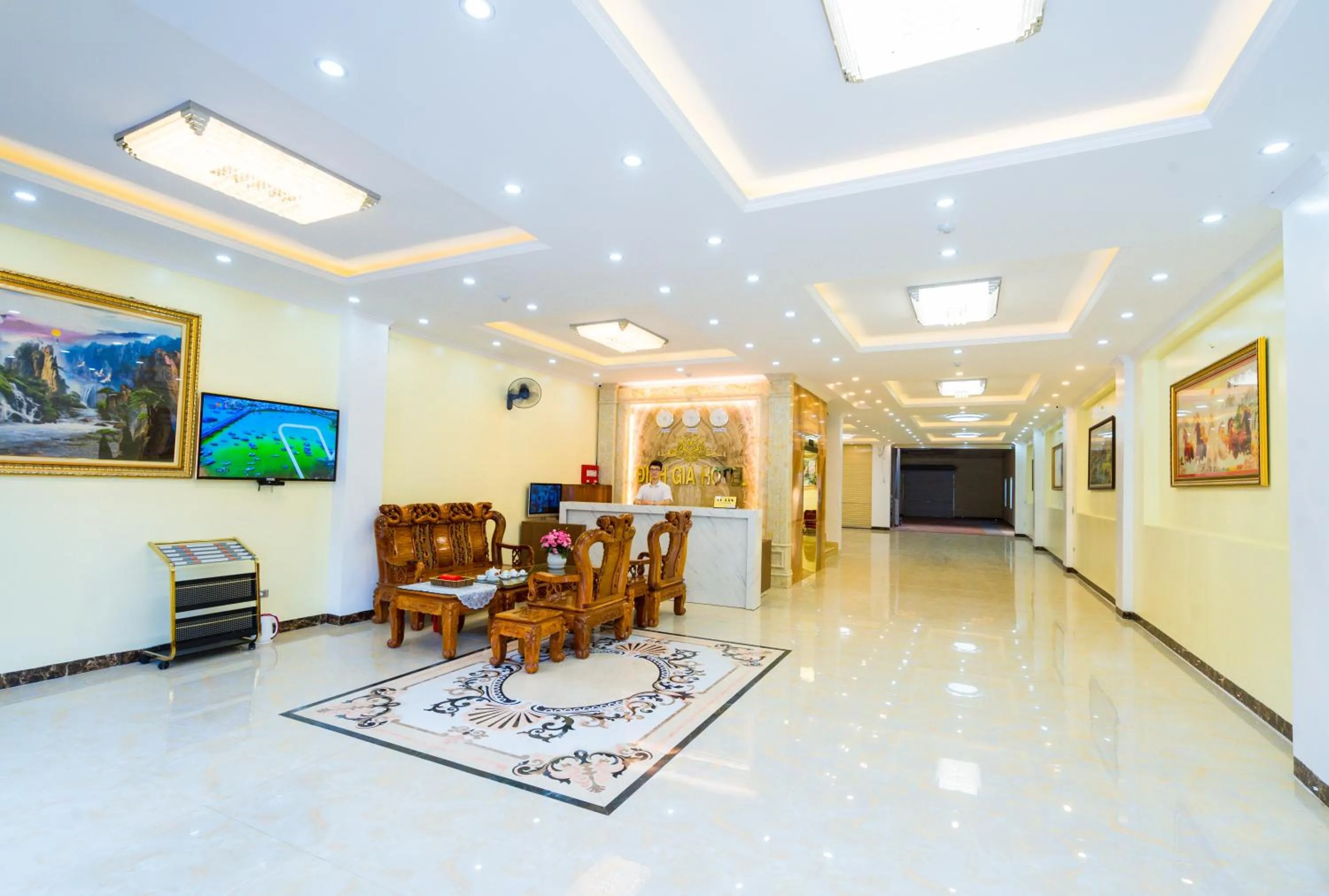 Living room in Đinh Gia Hotel