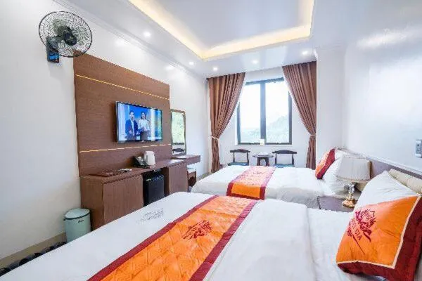 Bed in Đinh Gia Hotel