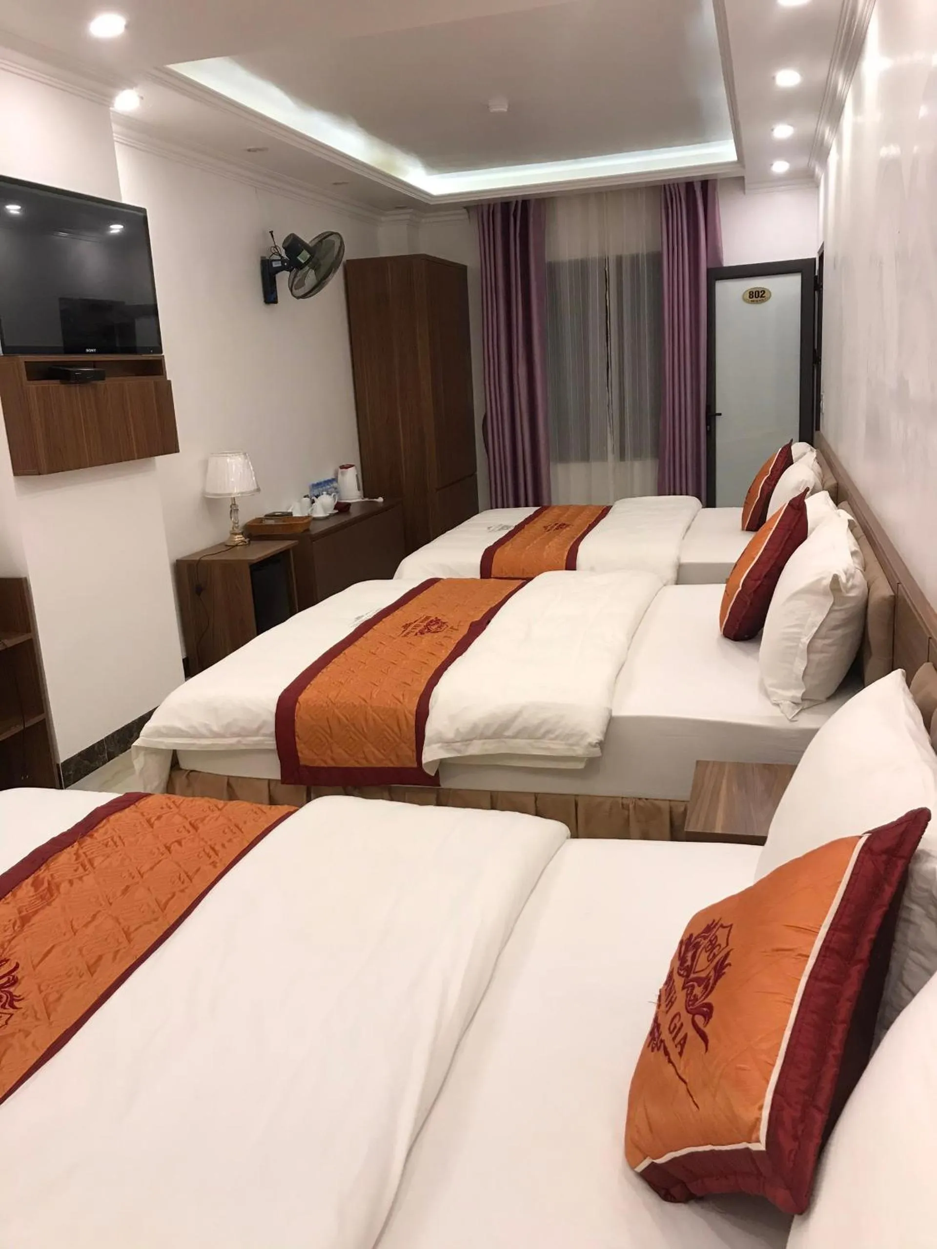 Bed in Đinh Gia Hotel