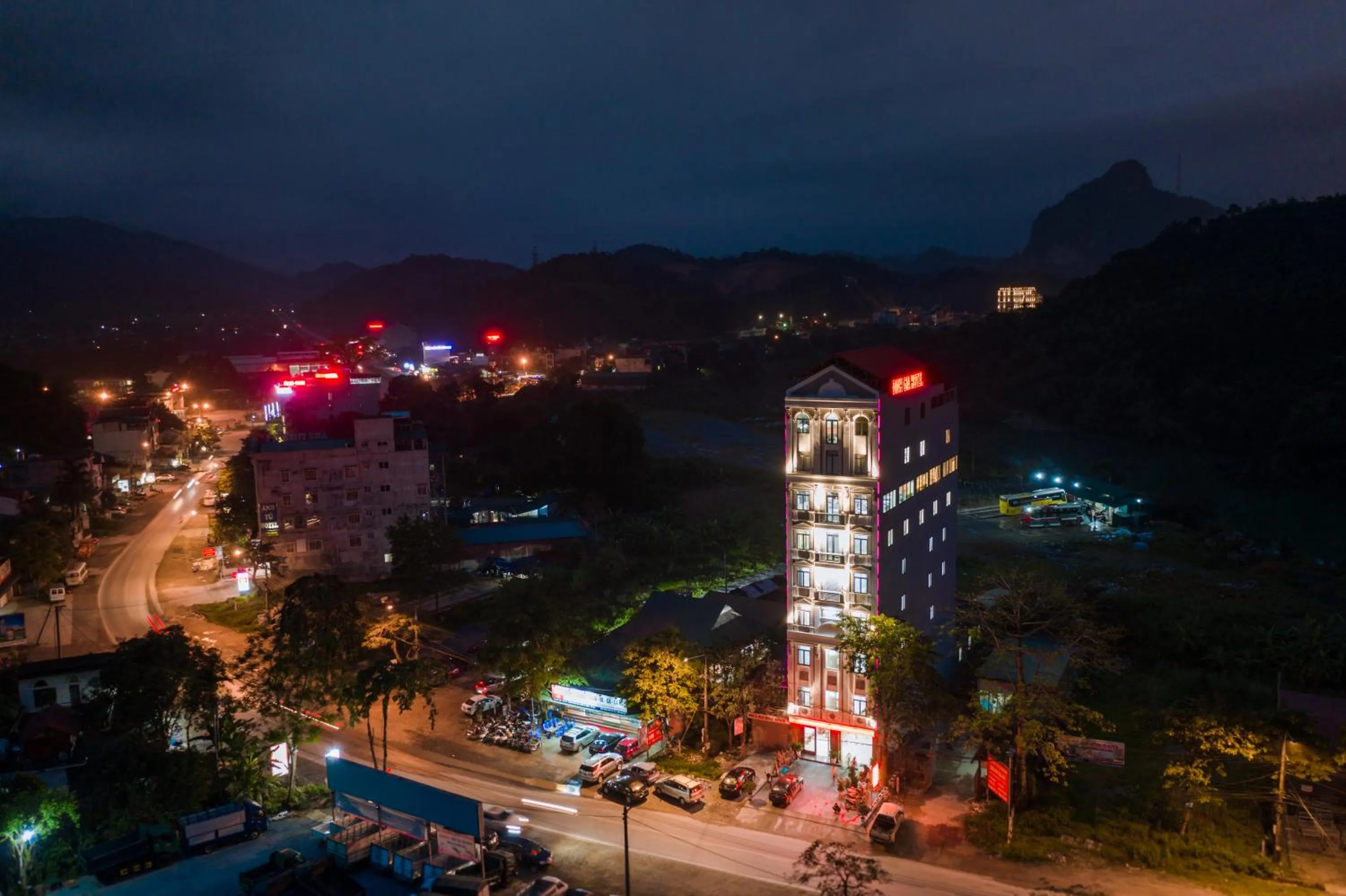 Bird's eye view in Đinh Gia Hotel