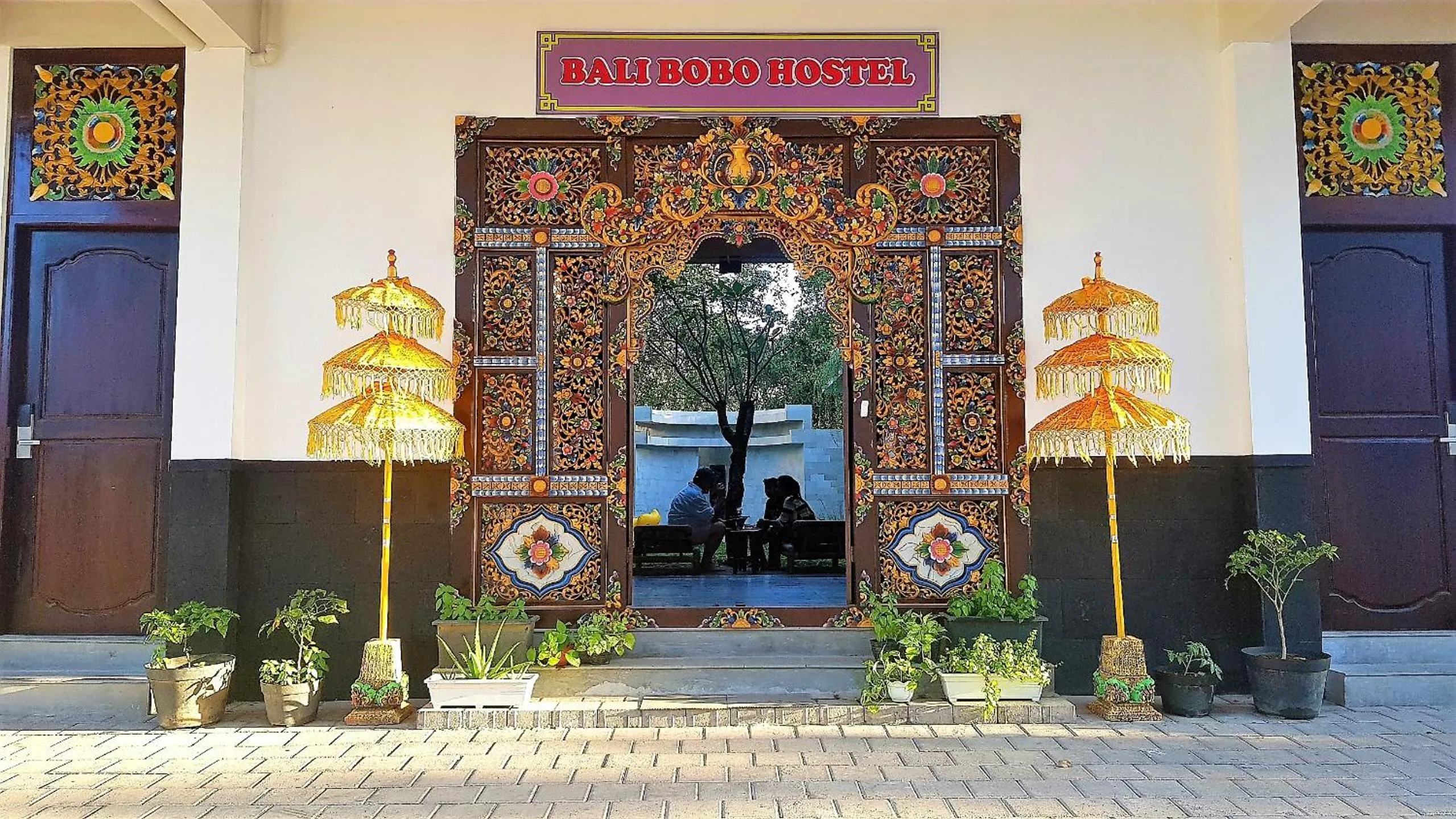 Facade/entrance in Bali Bobo Hostel