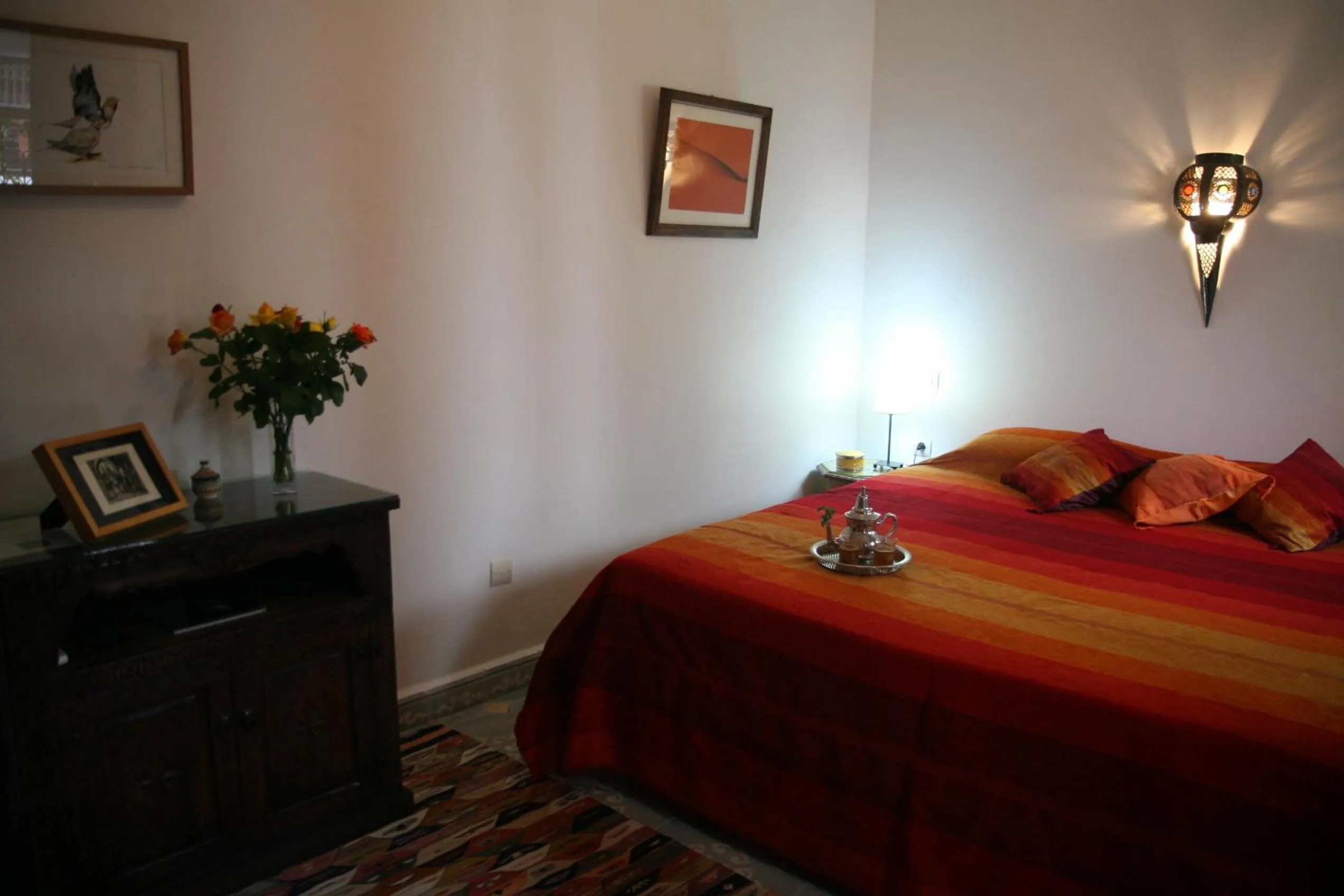 Bed in Riad Dar Zampa