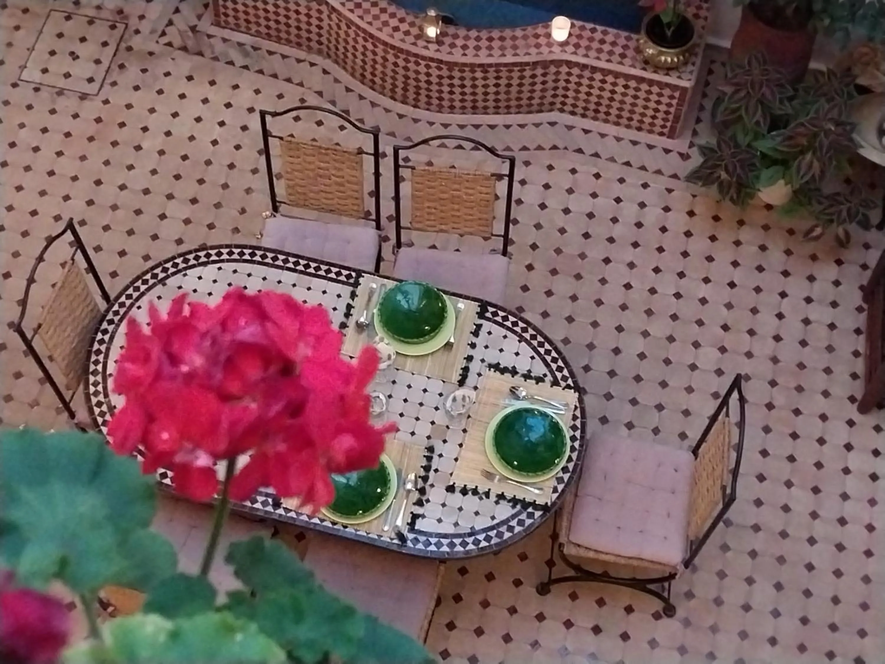 Patio in Riad Dar Zampa