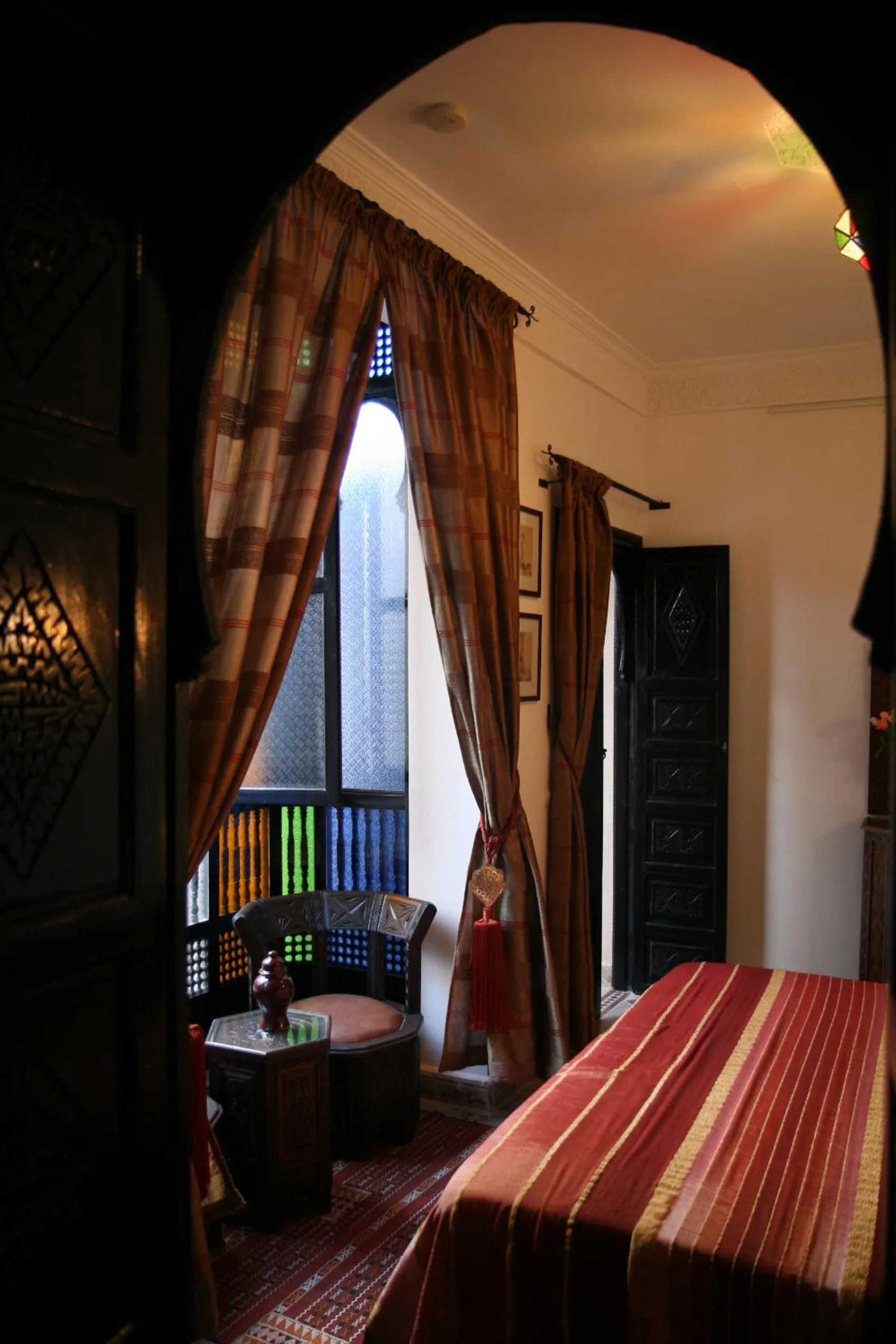 Bed in Riad Dar Zampa