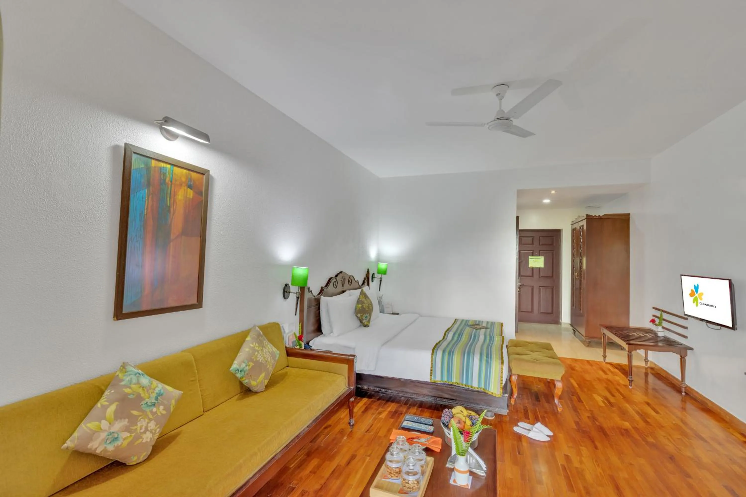 Bed in Club Mahindra Madikeri, Coorg