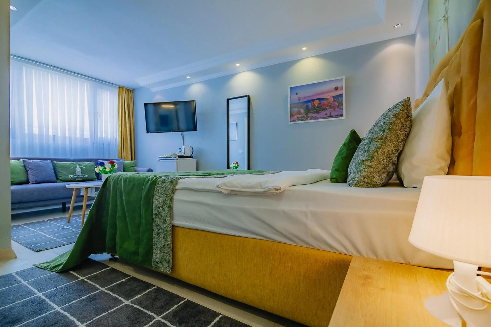 Bed in Galataport Flat Company