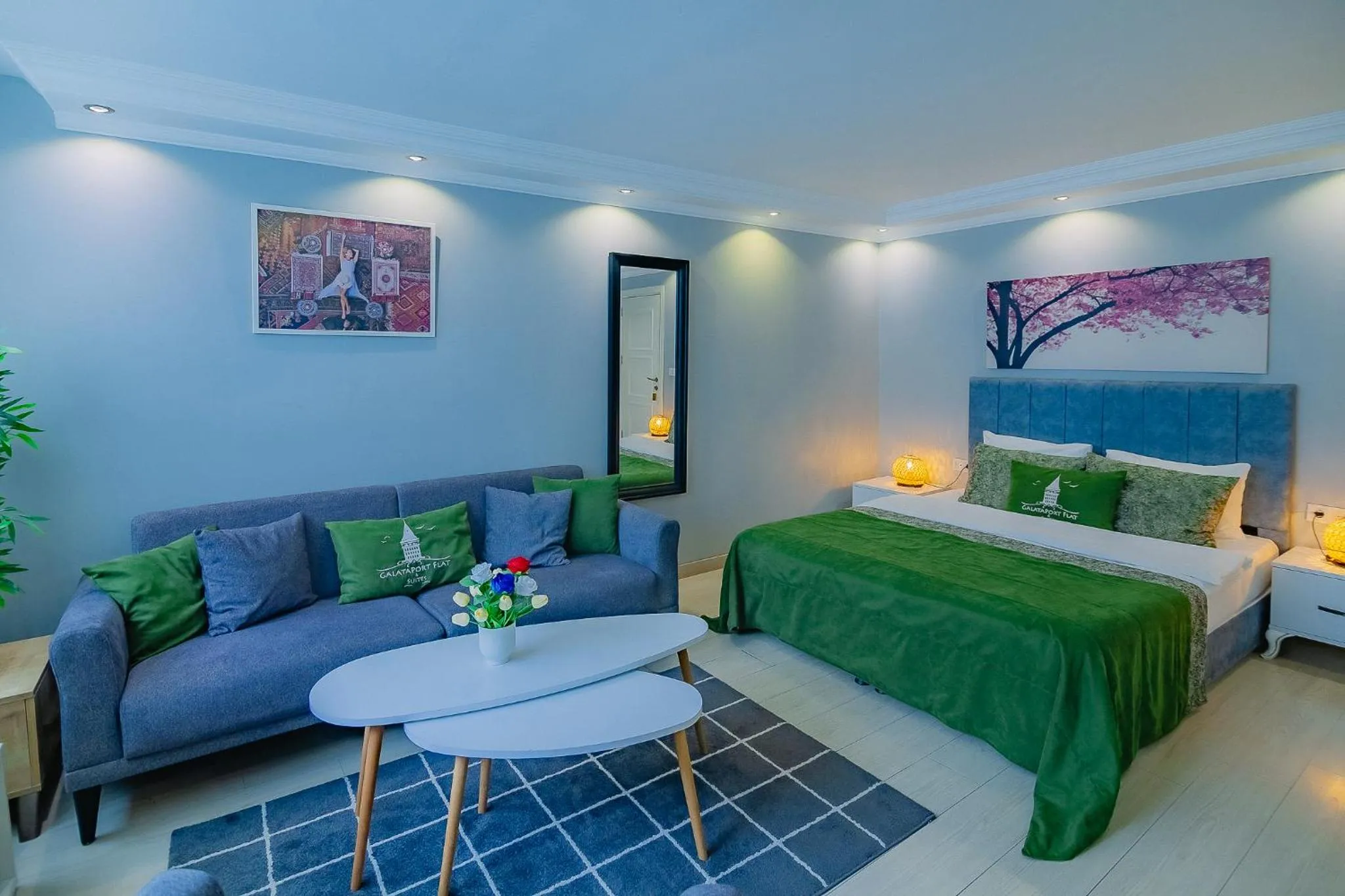 Bed in Galataport Flat Company