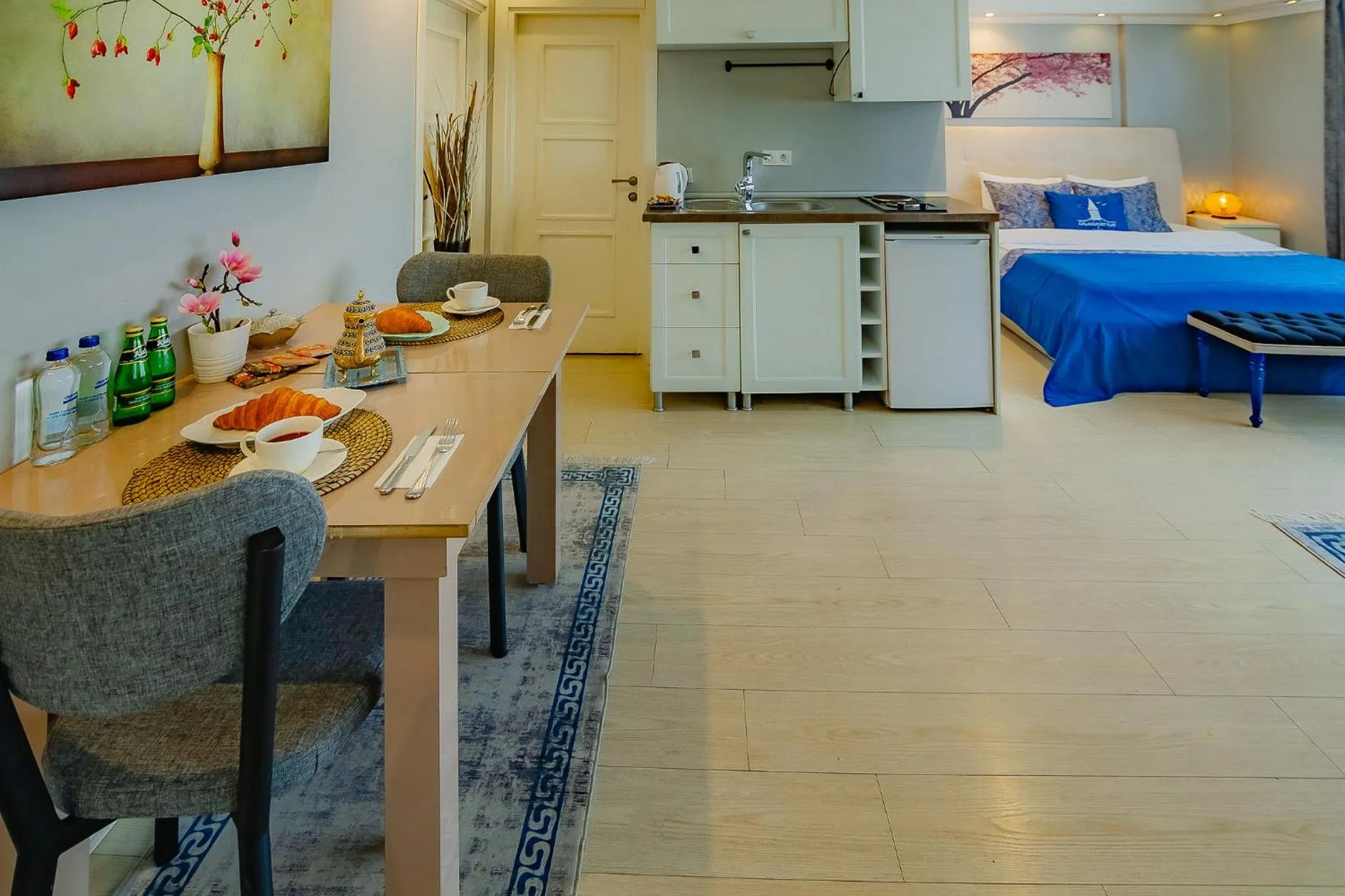 Bed in Galataport Flat Company