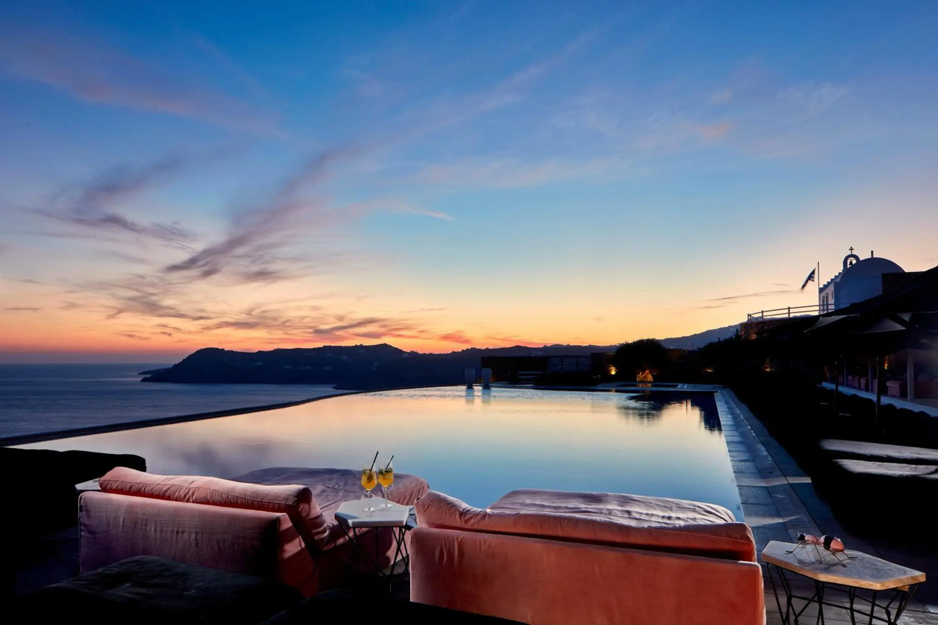 Swimming pool in Myconian Villa Collection - Preferred Hotels & Resorts Swimming pool in Myconian Villa Collection - Preferred Hotels & Resorts